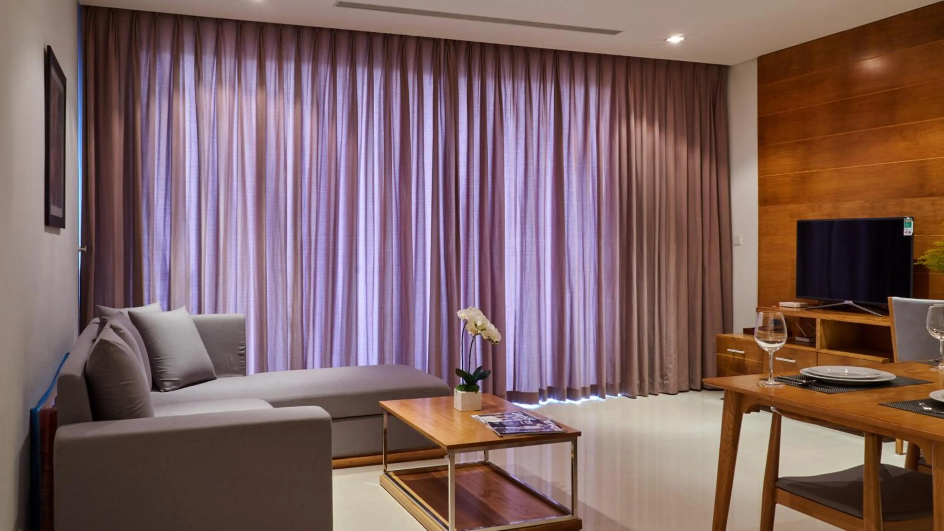 Living room in The Ocean Villas Danang