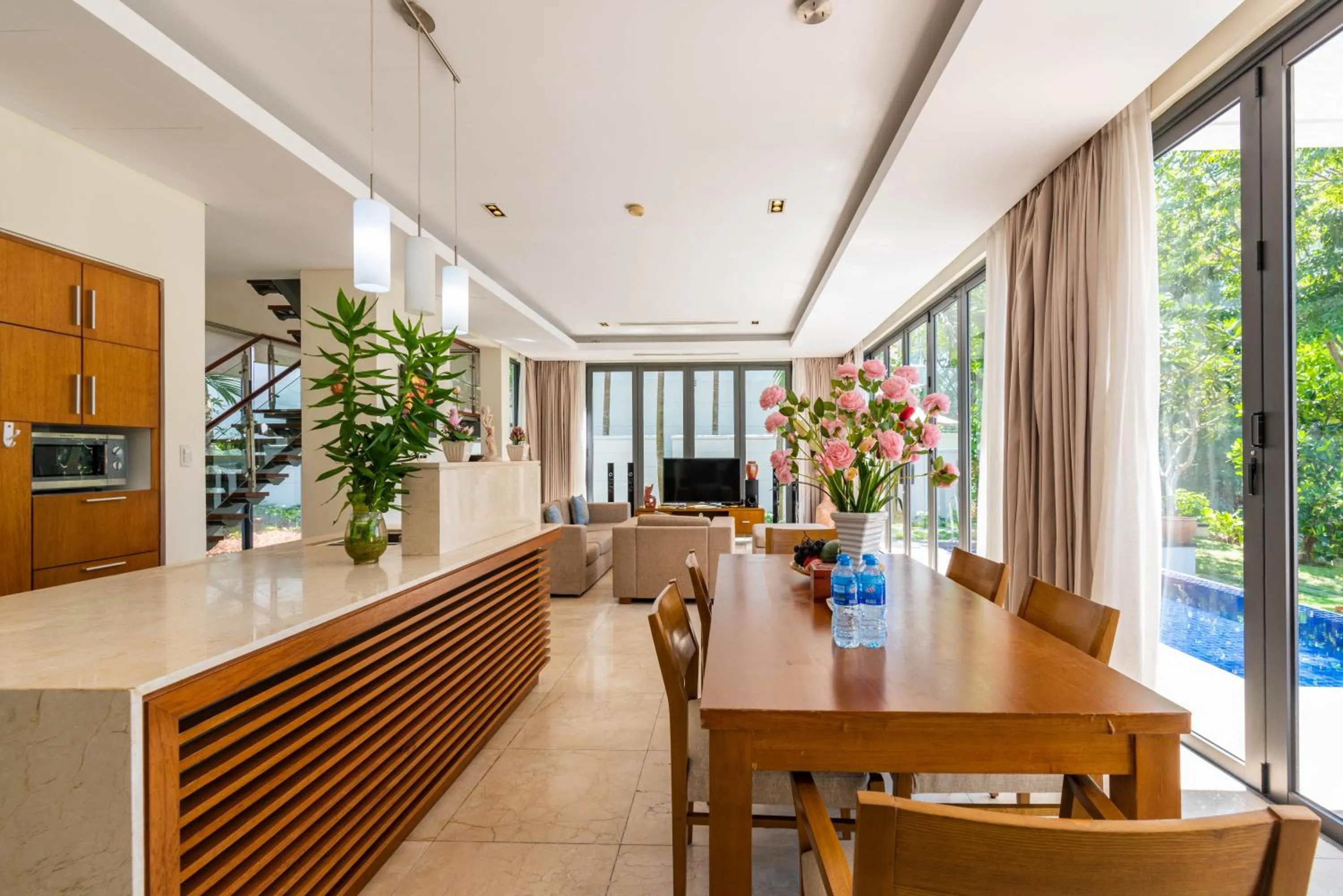 Living room in The Ocean Villas Danang