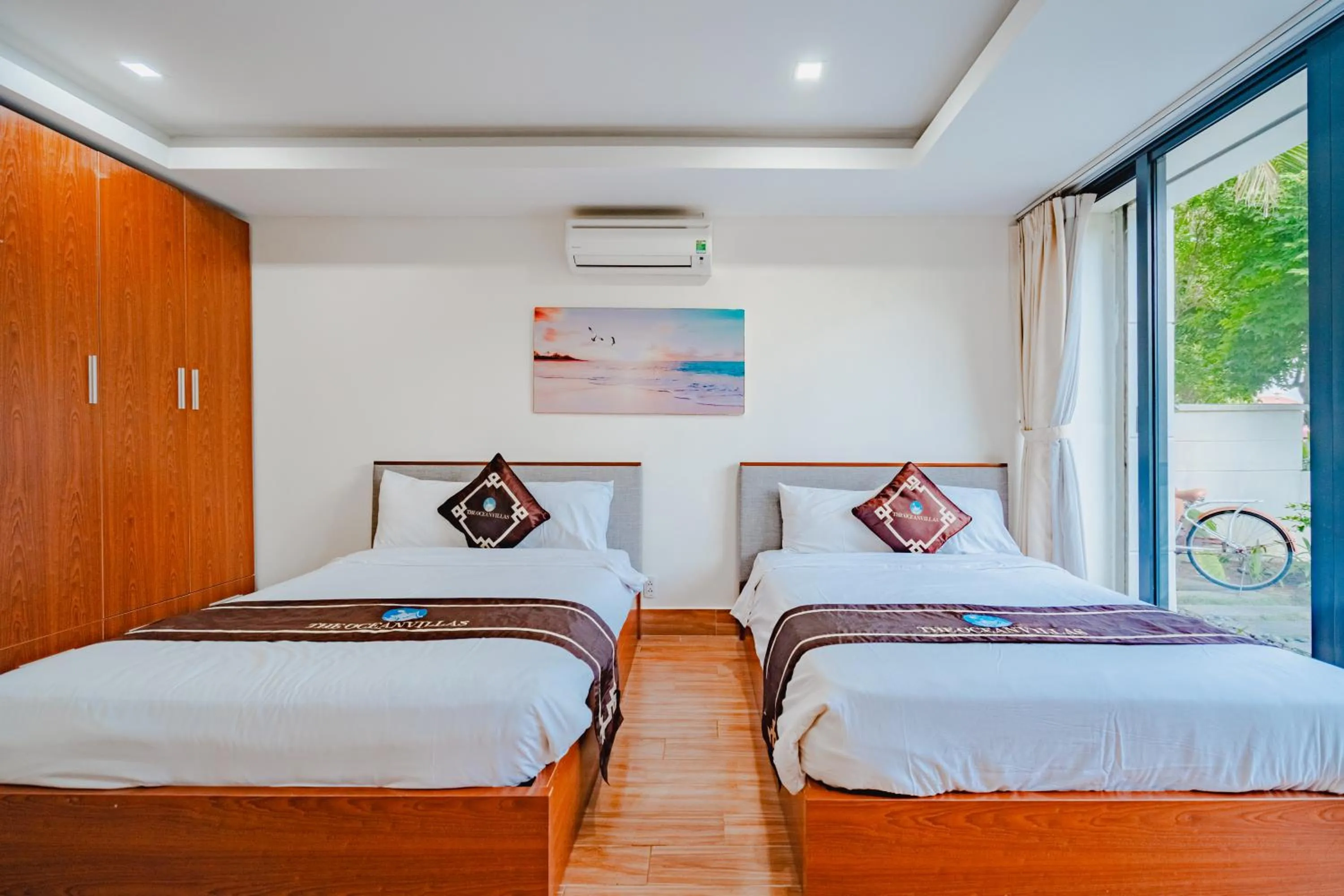 Bedroom, Bed in The Ocean Villas Danang