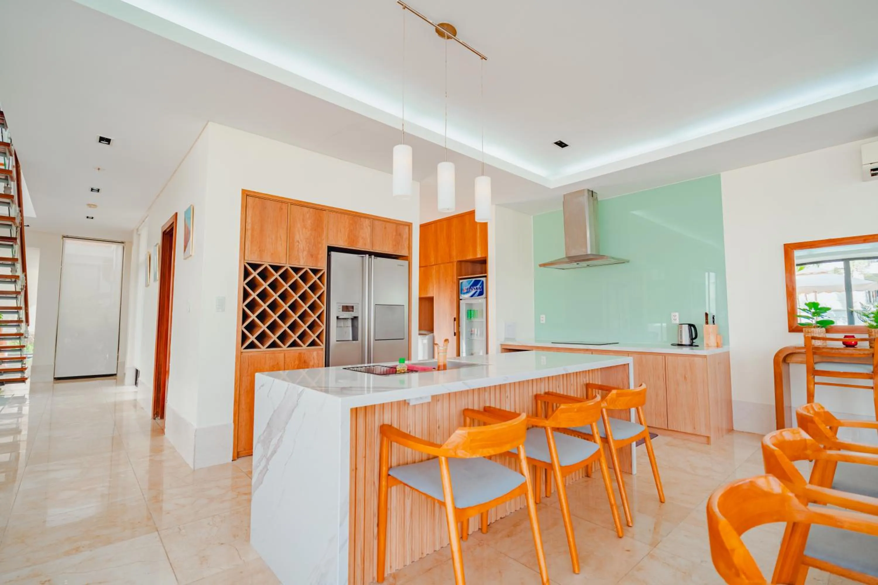 Dining area in The Ocean Villas Danang