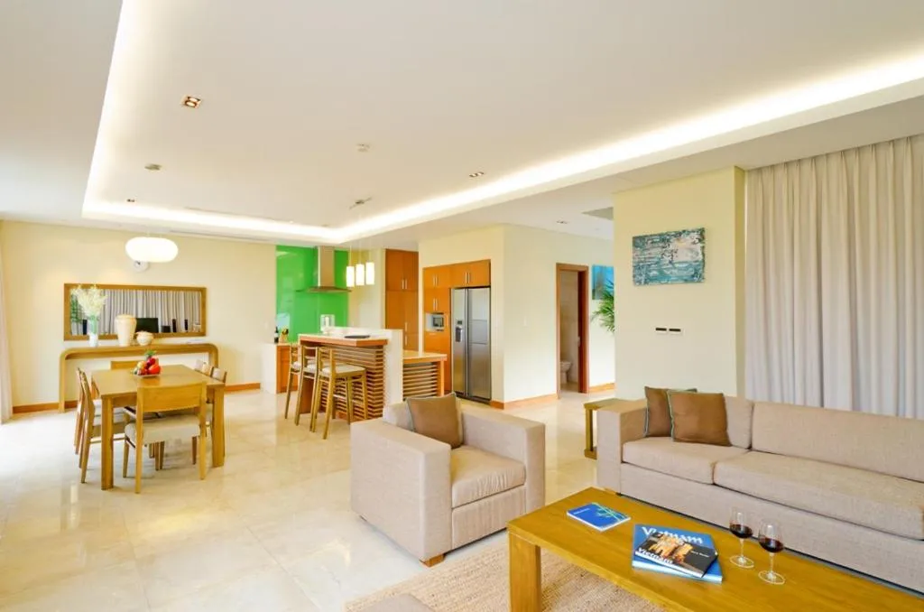 Living room in The Ocean Villas Danang
