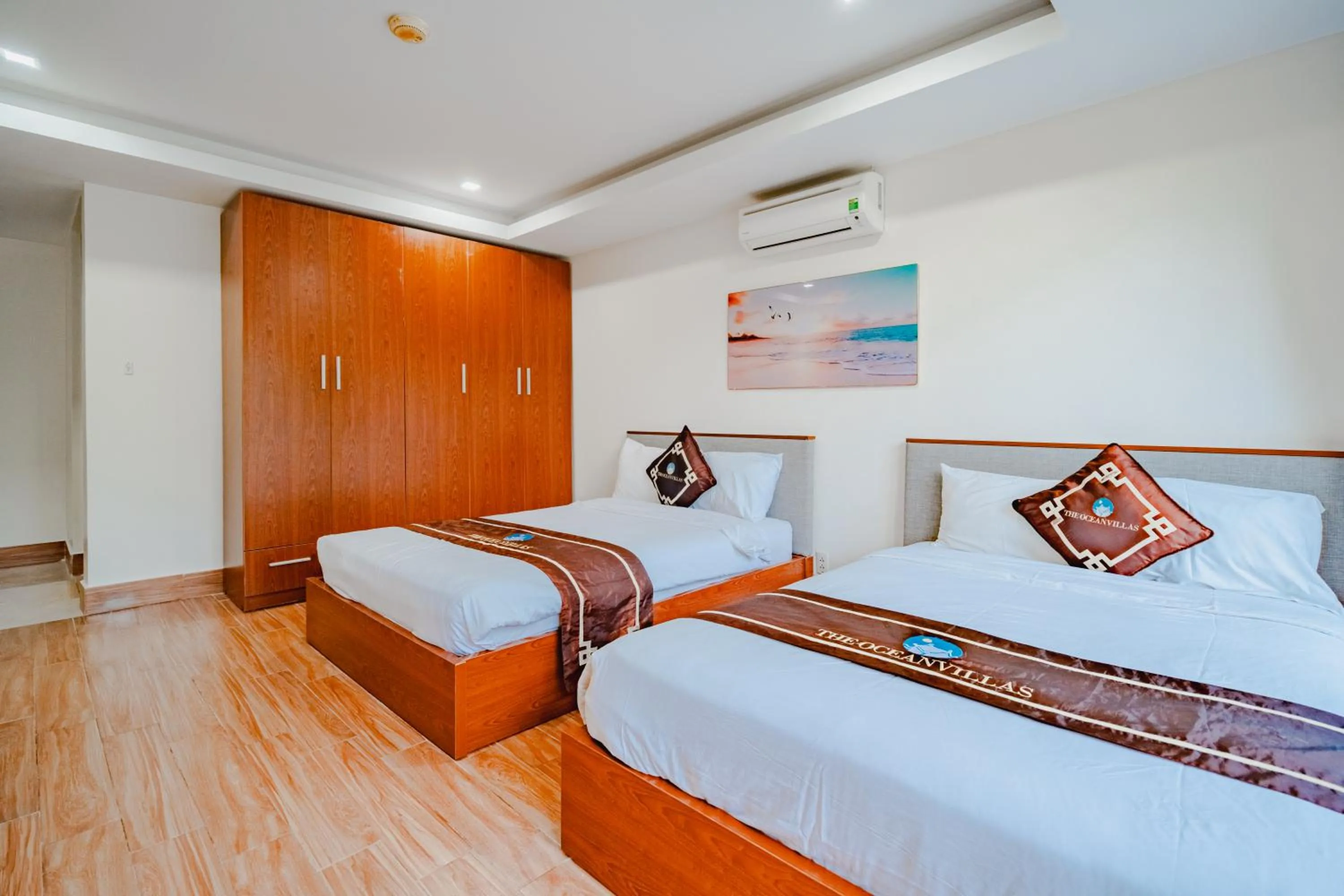 Bedroom, Bed in The Ocean Villas Danang