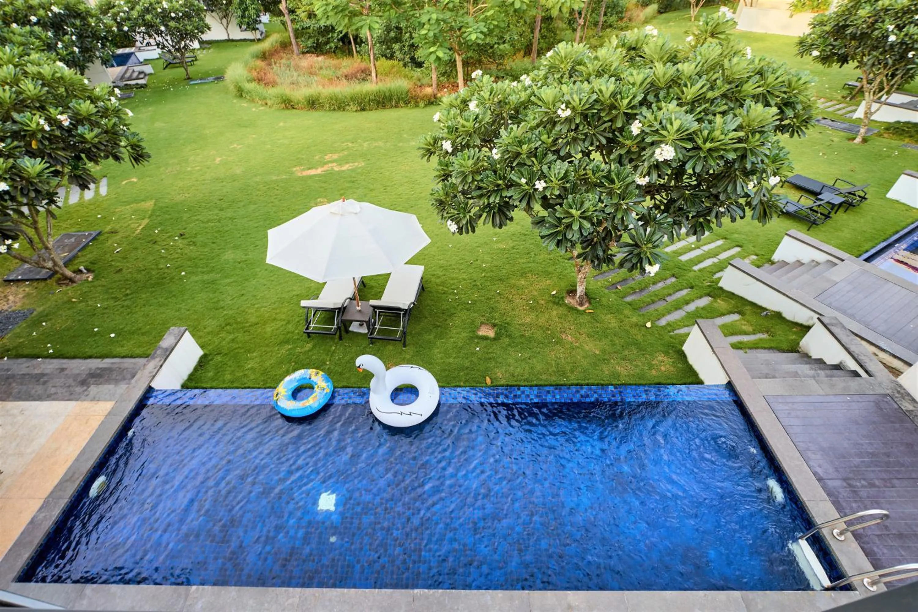 Garden in The Ocean Villas Danang