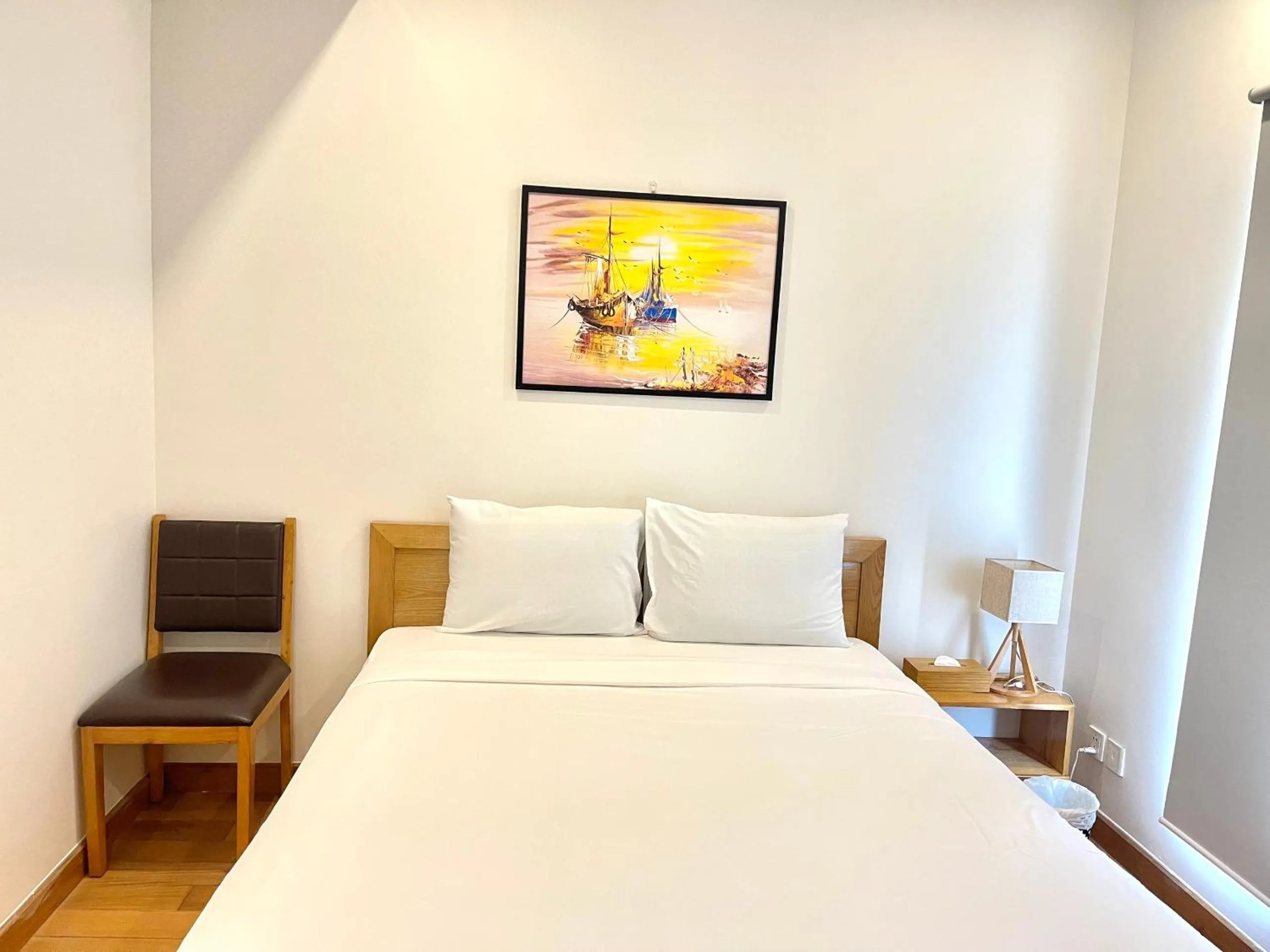 Bedroom, Bed in The Ocean Villas Danang