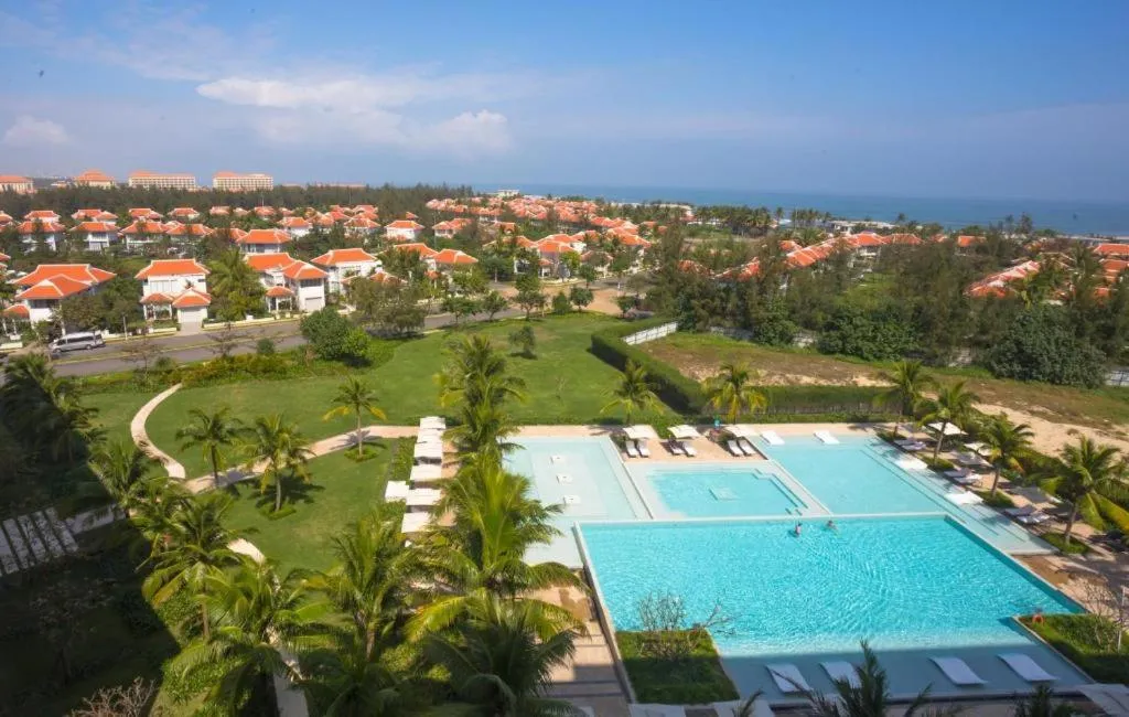 Bird's eye view in The Ocean Villas Danang