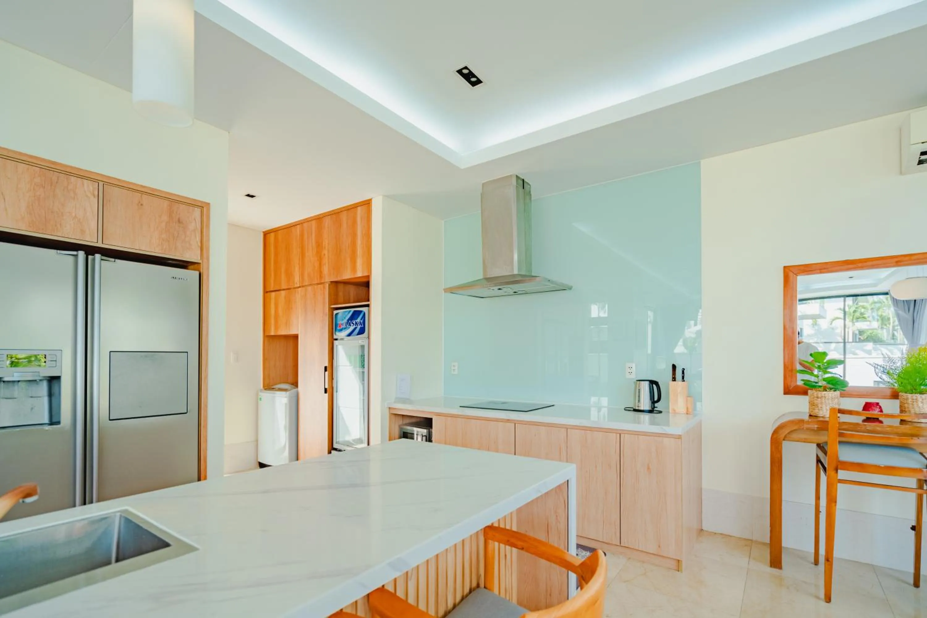 Kitchen or kitchenette in The Ocean Villas Danang