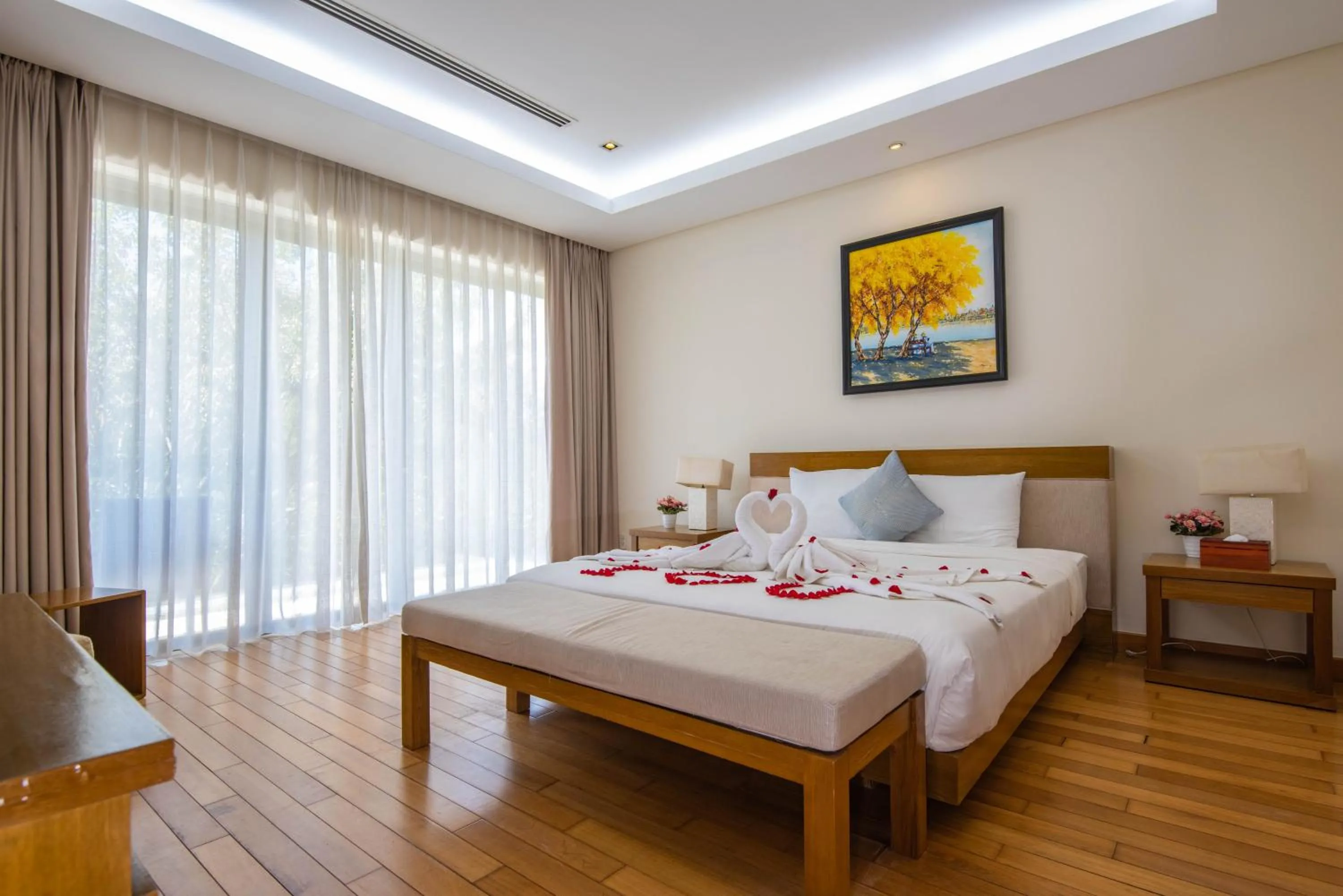Decorative detail, Bed in The Ocean Villas Danang