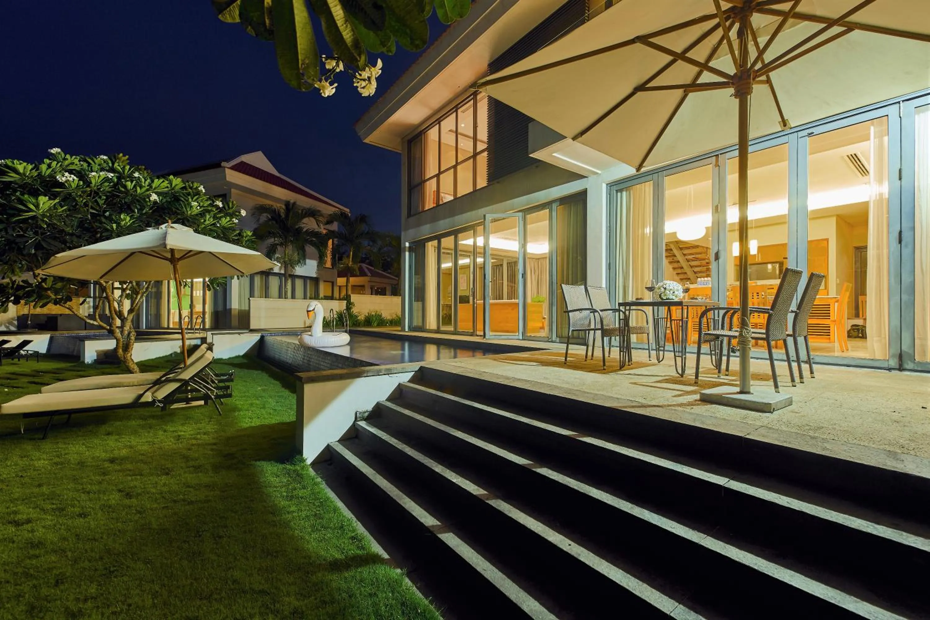 Patio in The Ocean Villas Danang