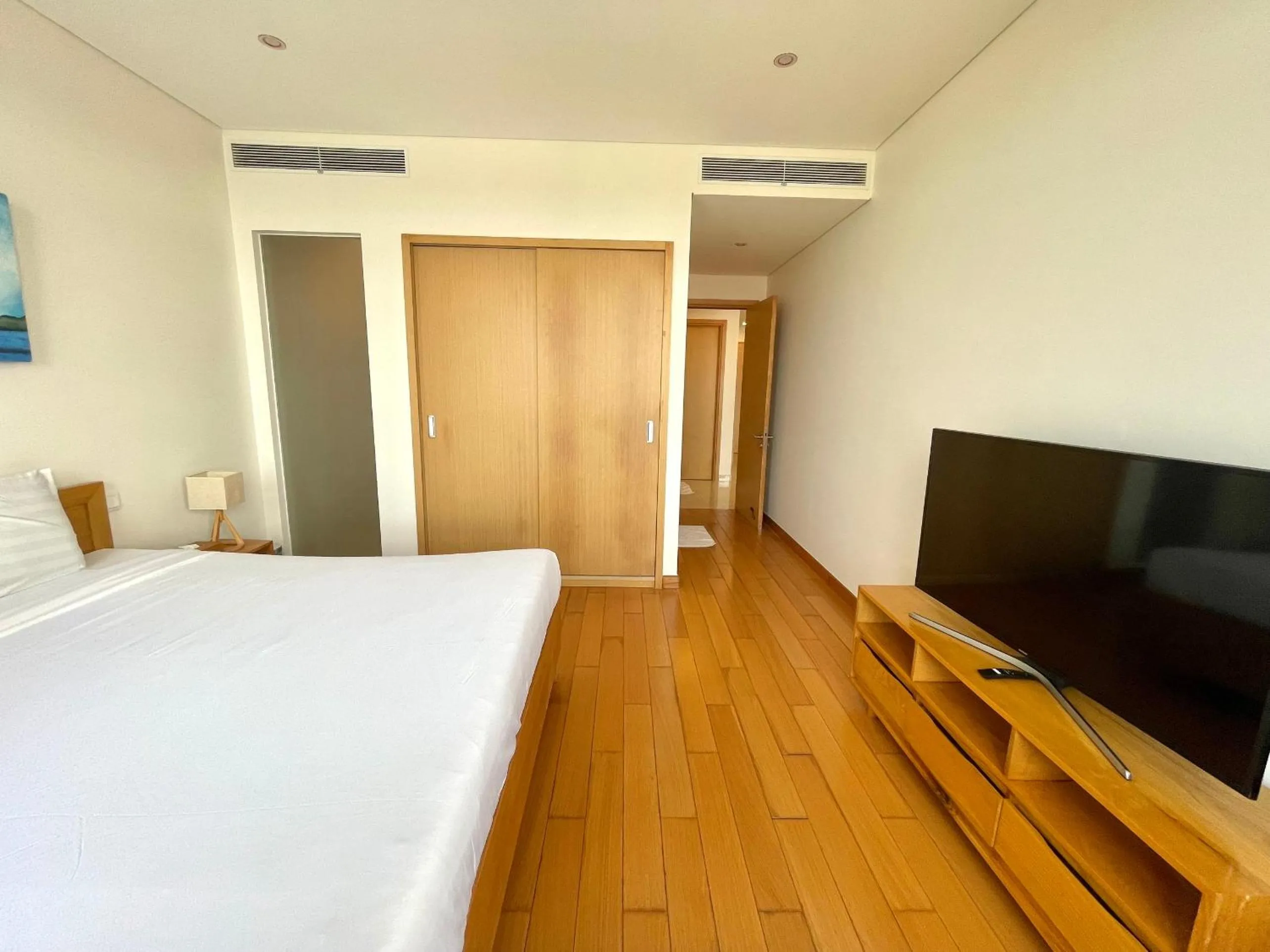 Bedroom, Bed in The Ocean Villas Danang
