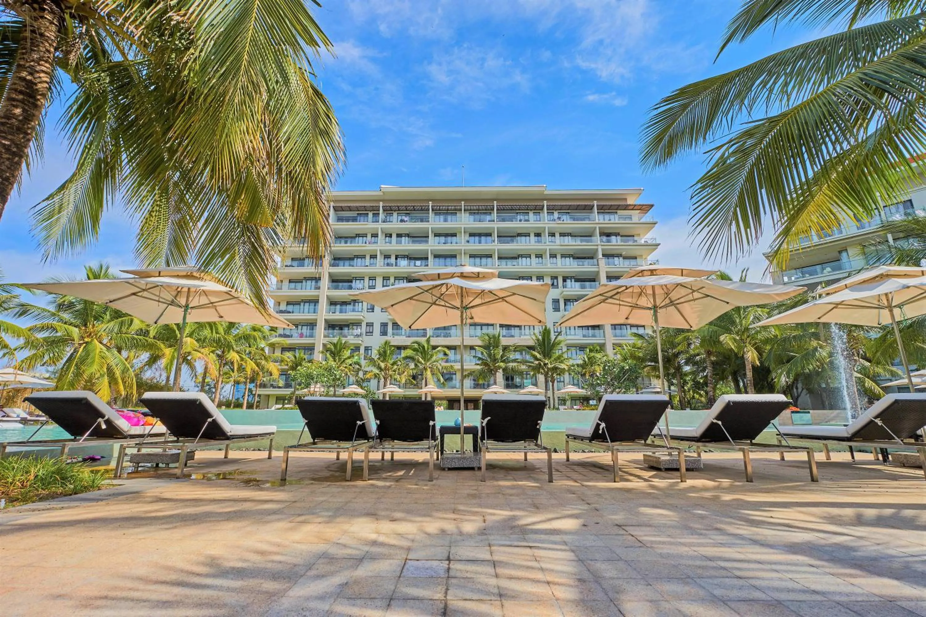Patio in The Ocean Villas Danang