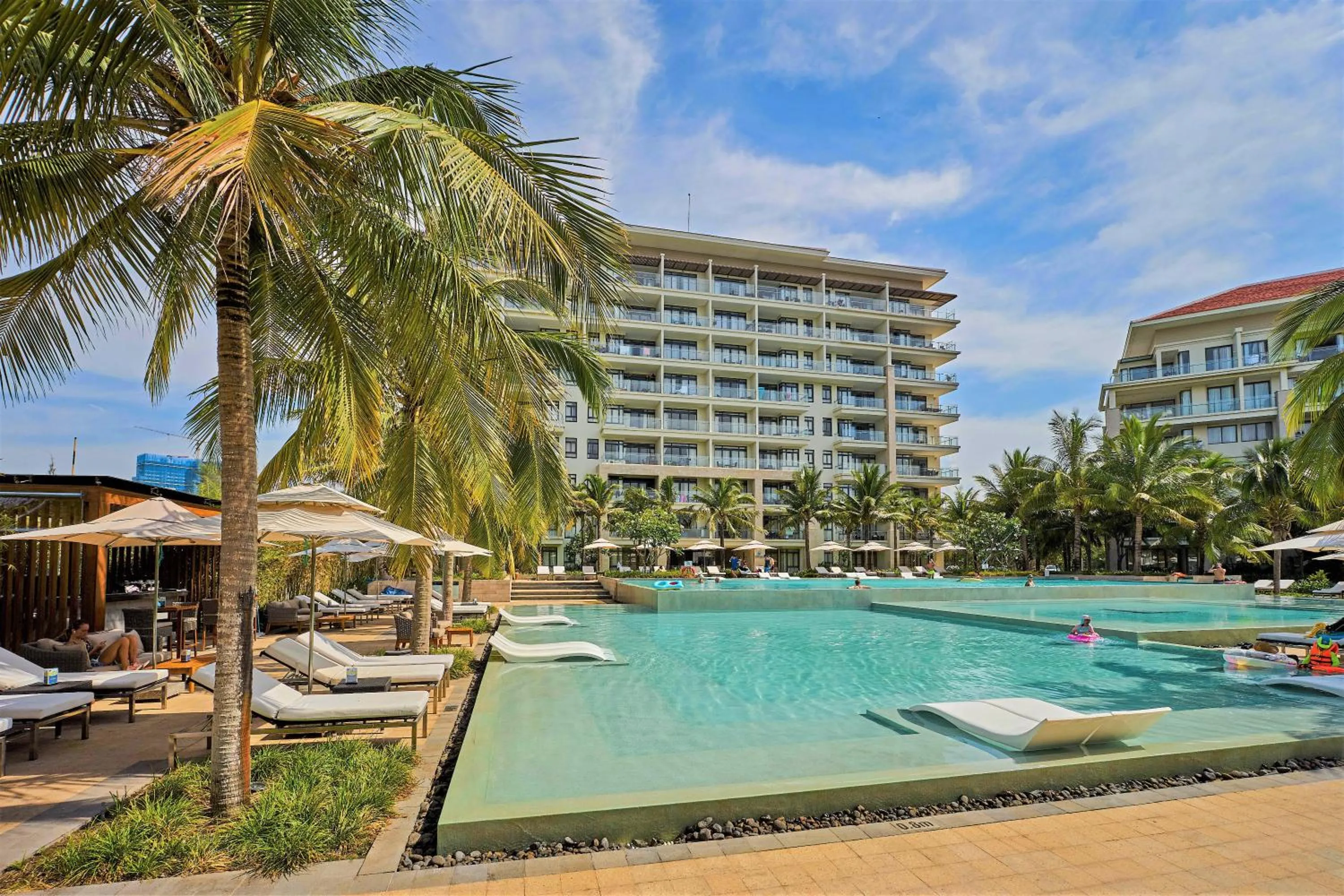 Swimming pool in The Ocean Villas Danang