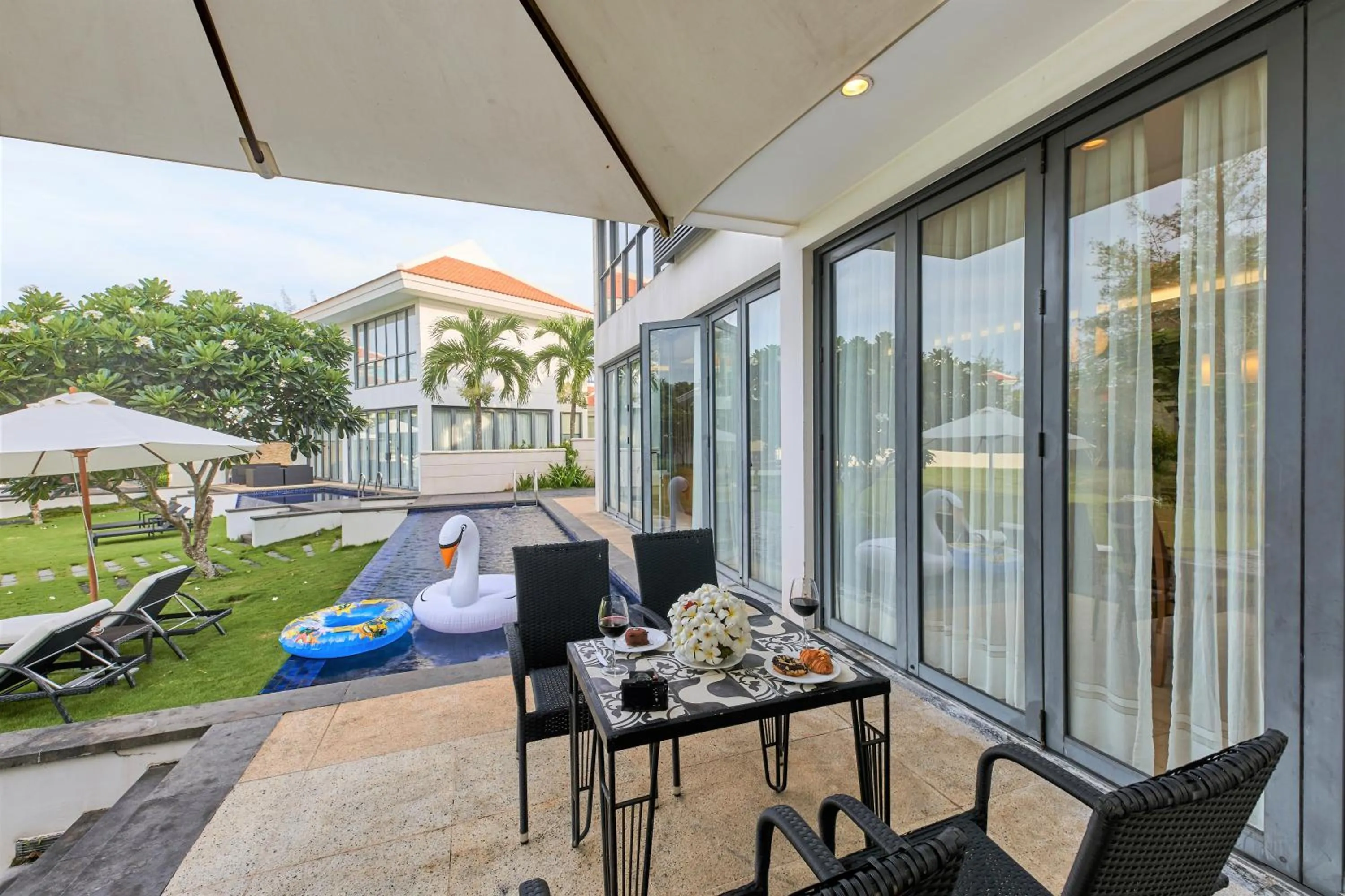 Patio in The Ocean Villas Danang