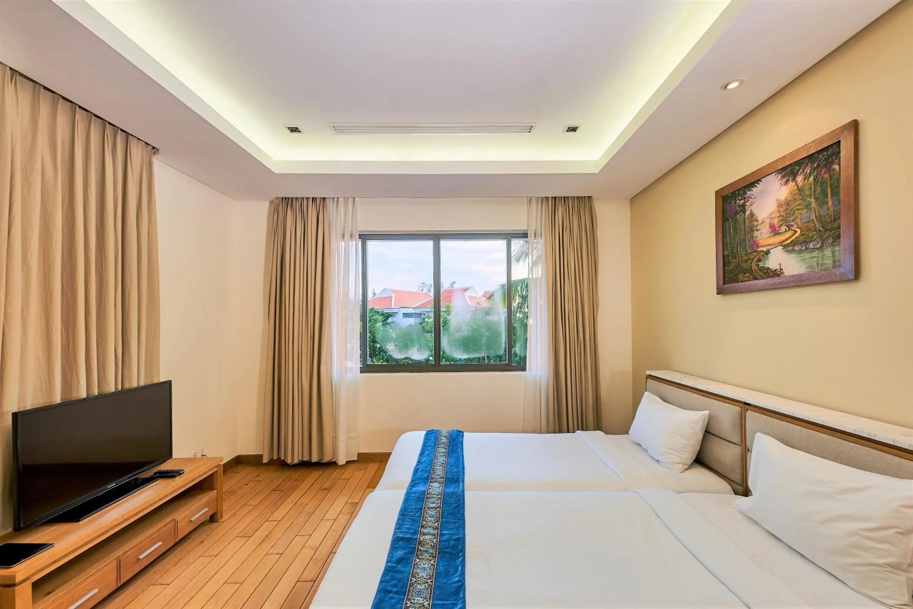 Bedroom, Bed in The Ocean Villas Danang