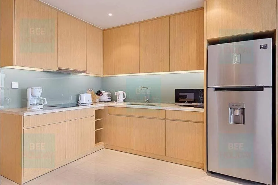 Kitchen or kitchenette in The Ocean Villas Danang