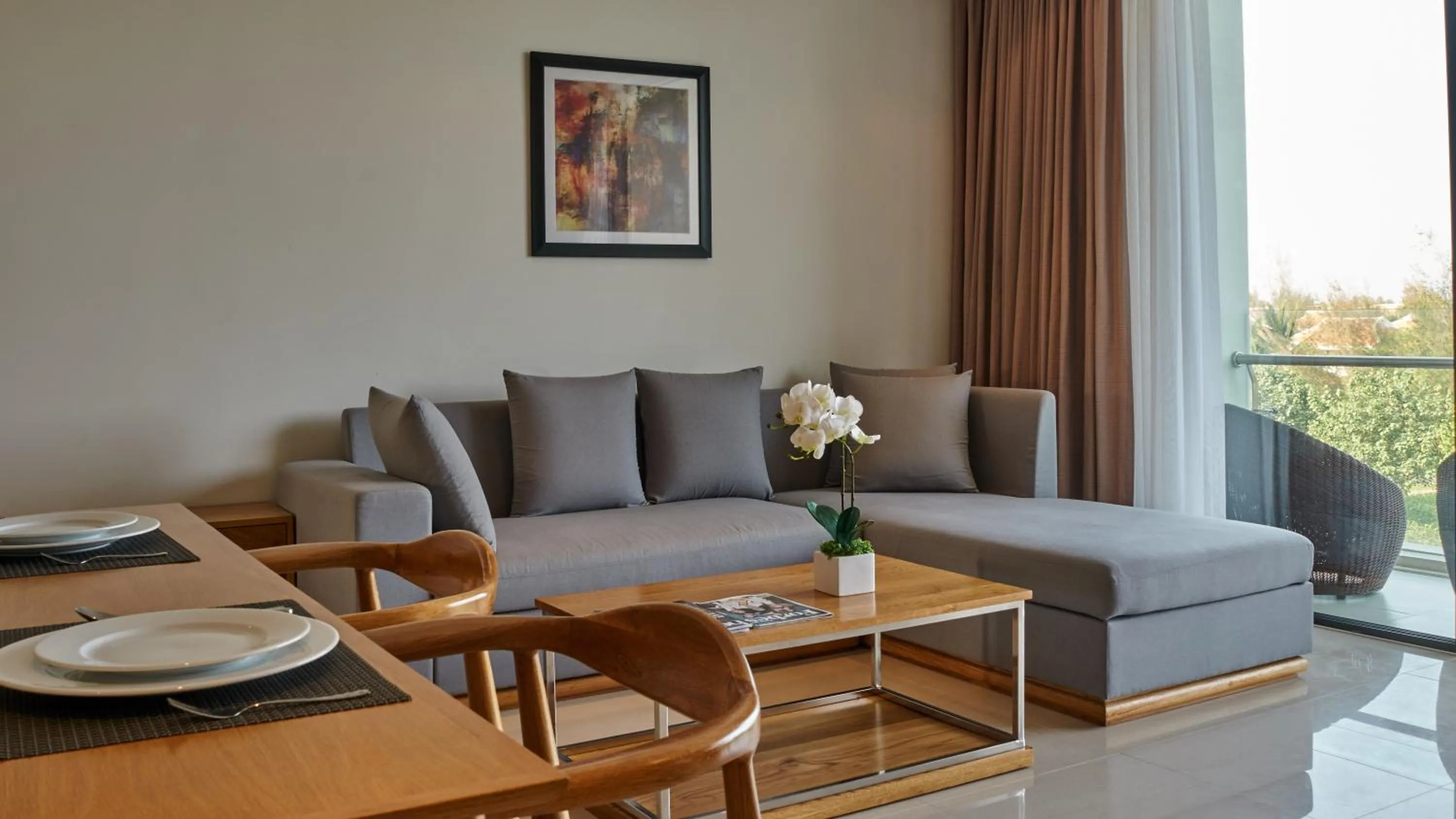 Living room in The Ocean Villas Danang