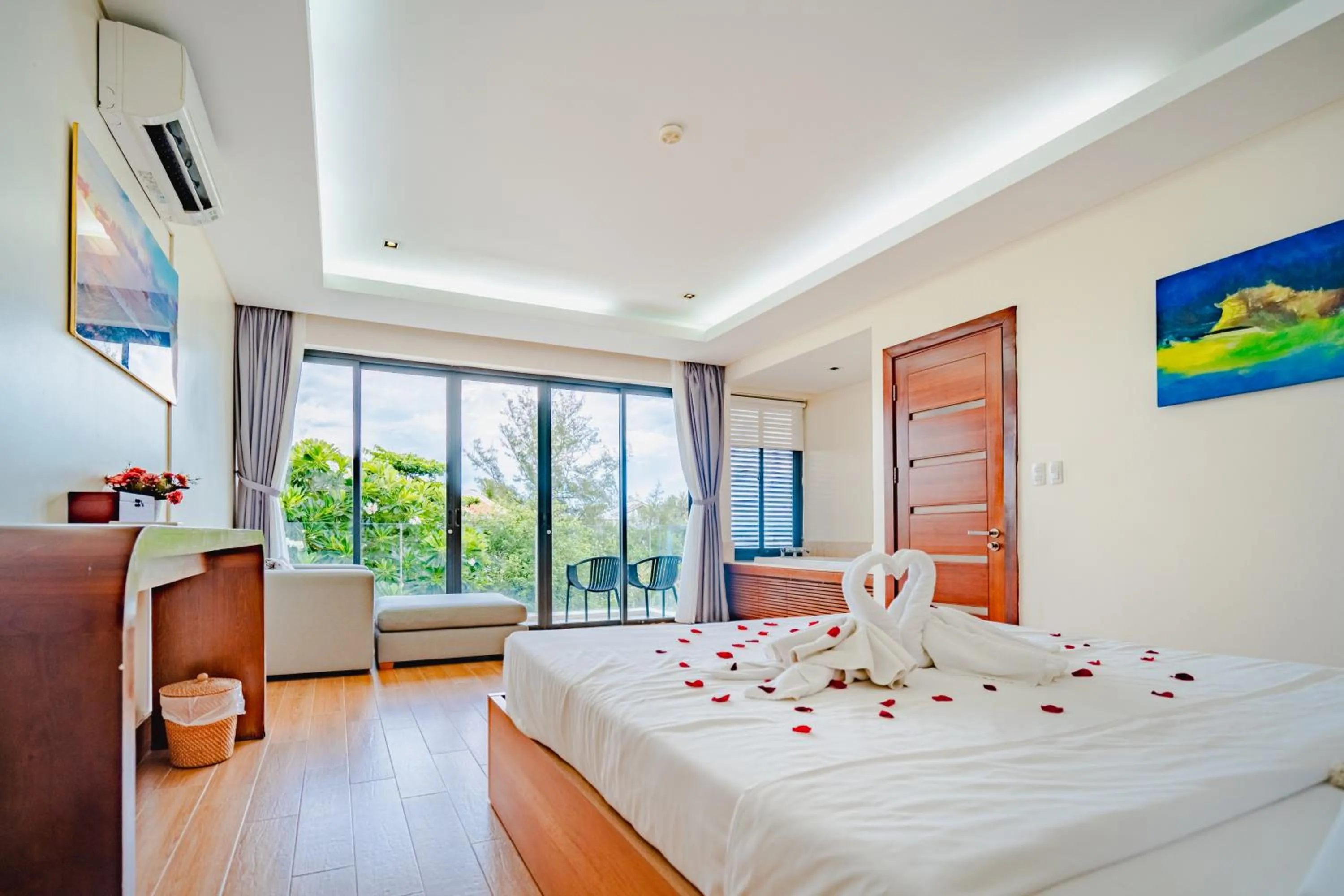 Decorative detail, Bed in The Ocean Villas Danang