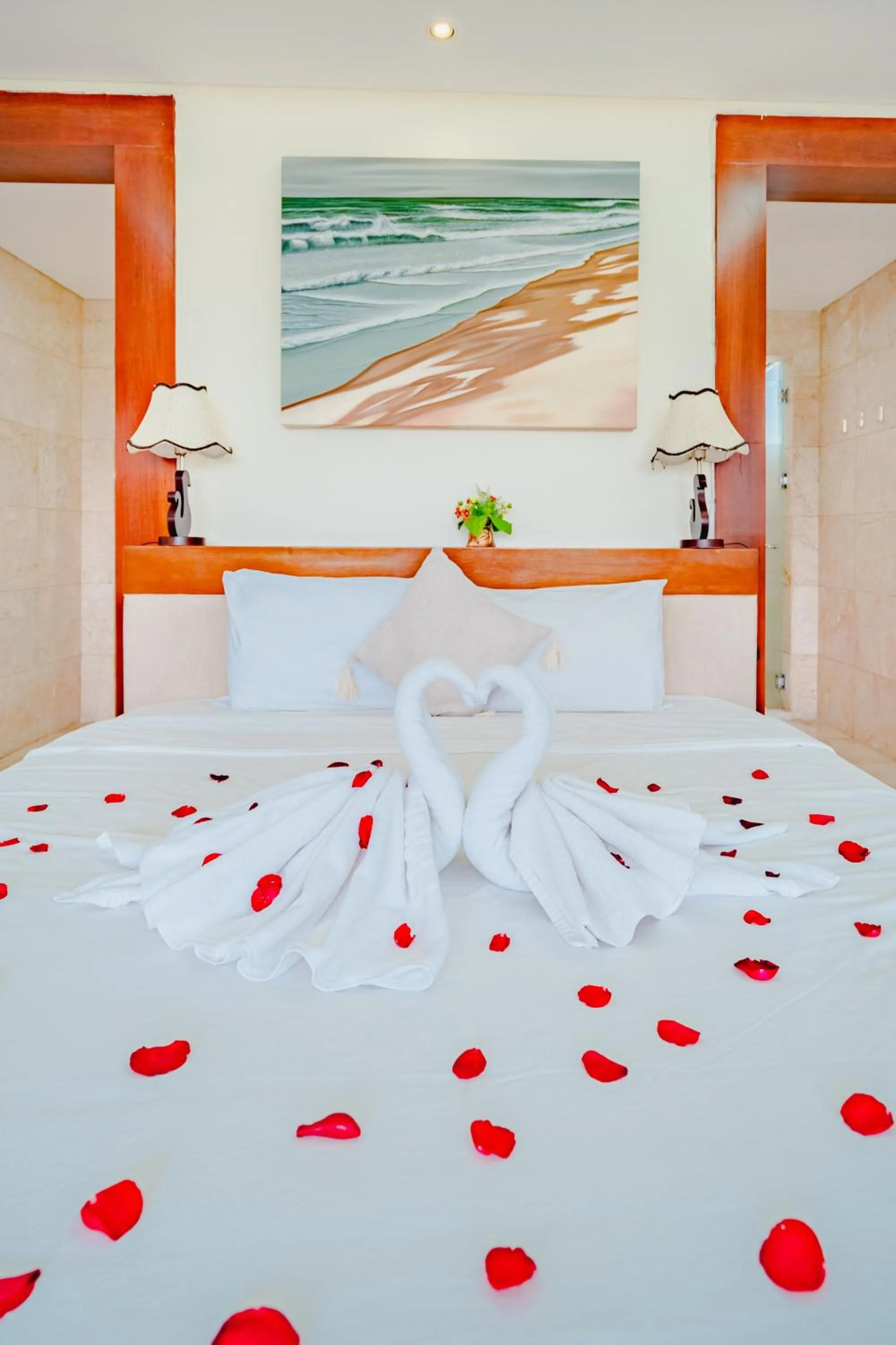 Decorative detail, Bed in The Ocean Villas Danang