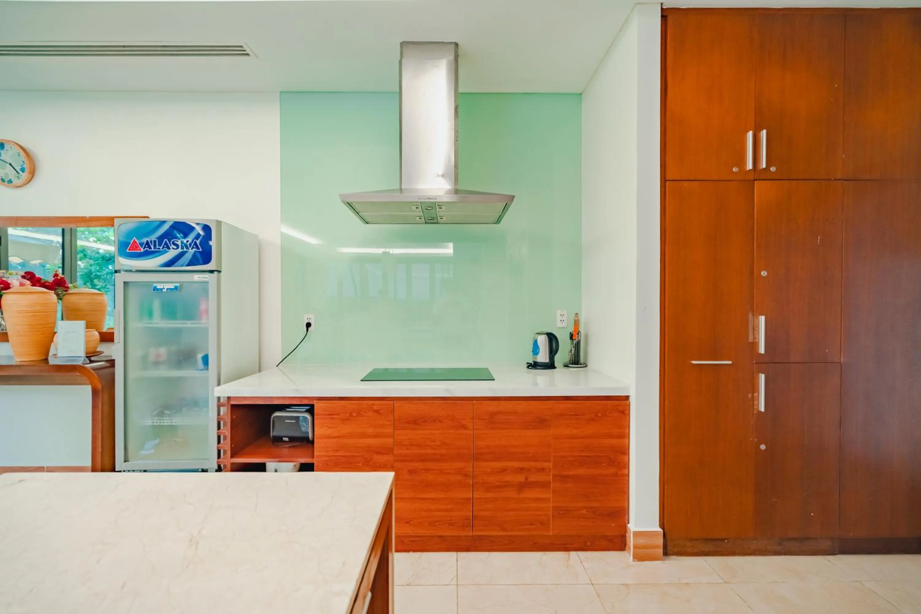 Kitchen or kitchenette in The Ocean Villas Danang