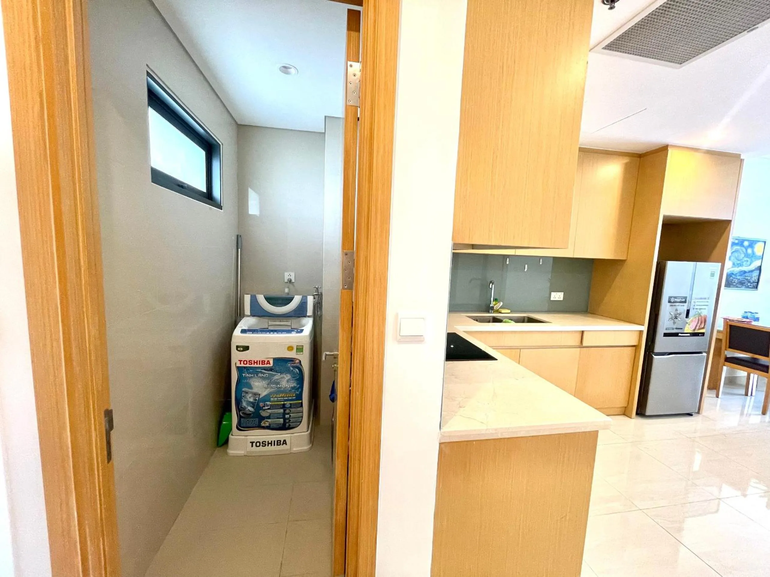 Kitchen or kitchenette in The Ocean Villas Danang
