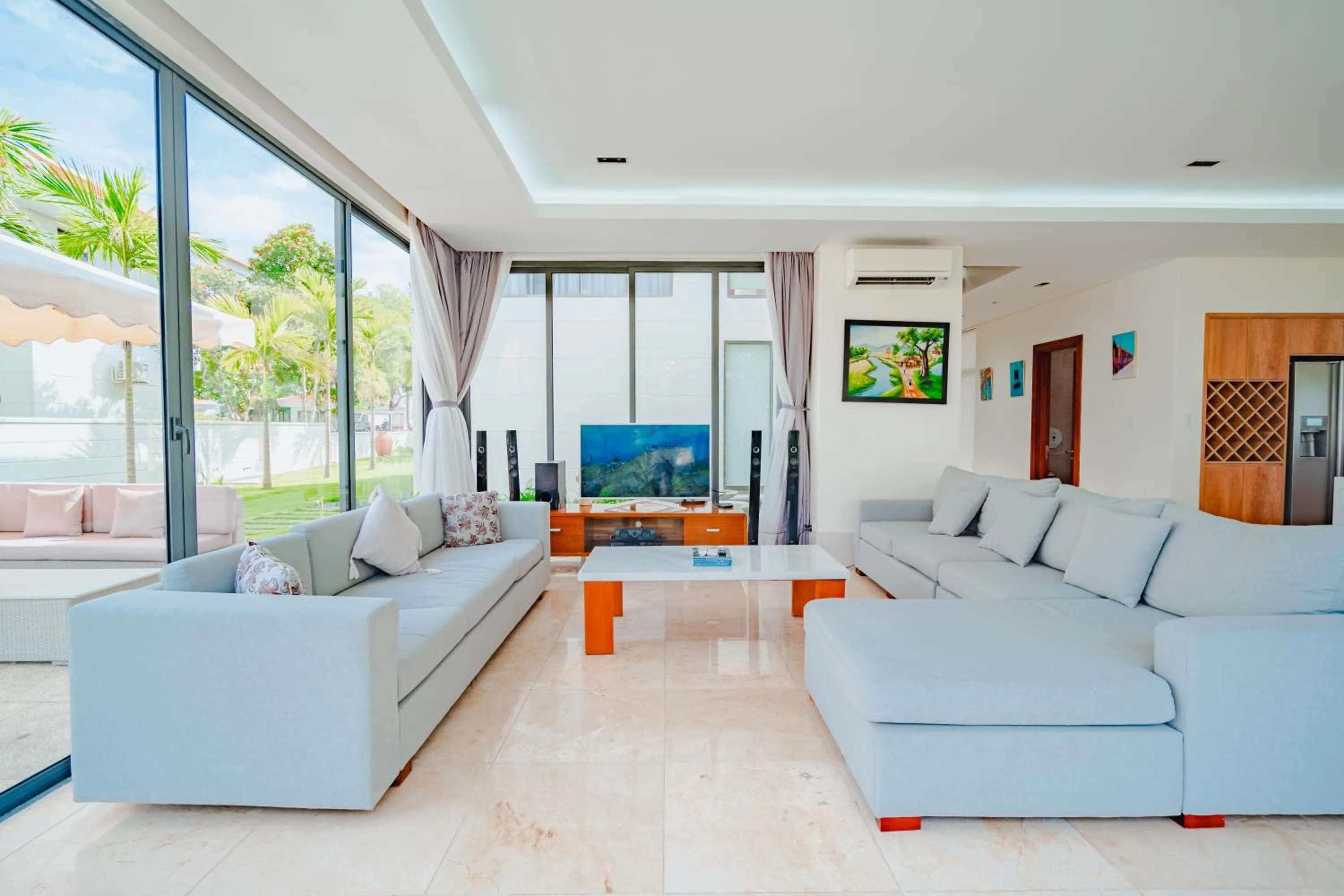 Living room in The Ocean Villas Danang