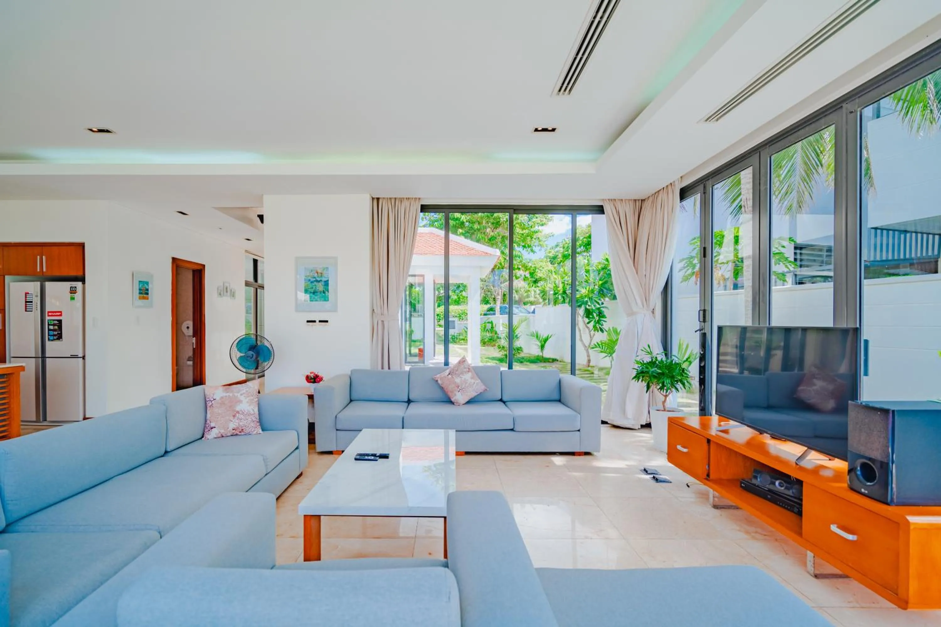 Living room in The Ocean Villas Danang