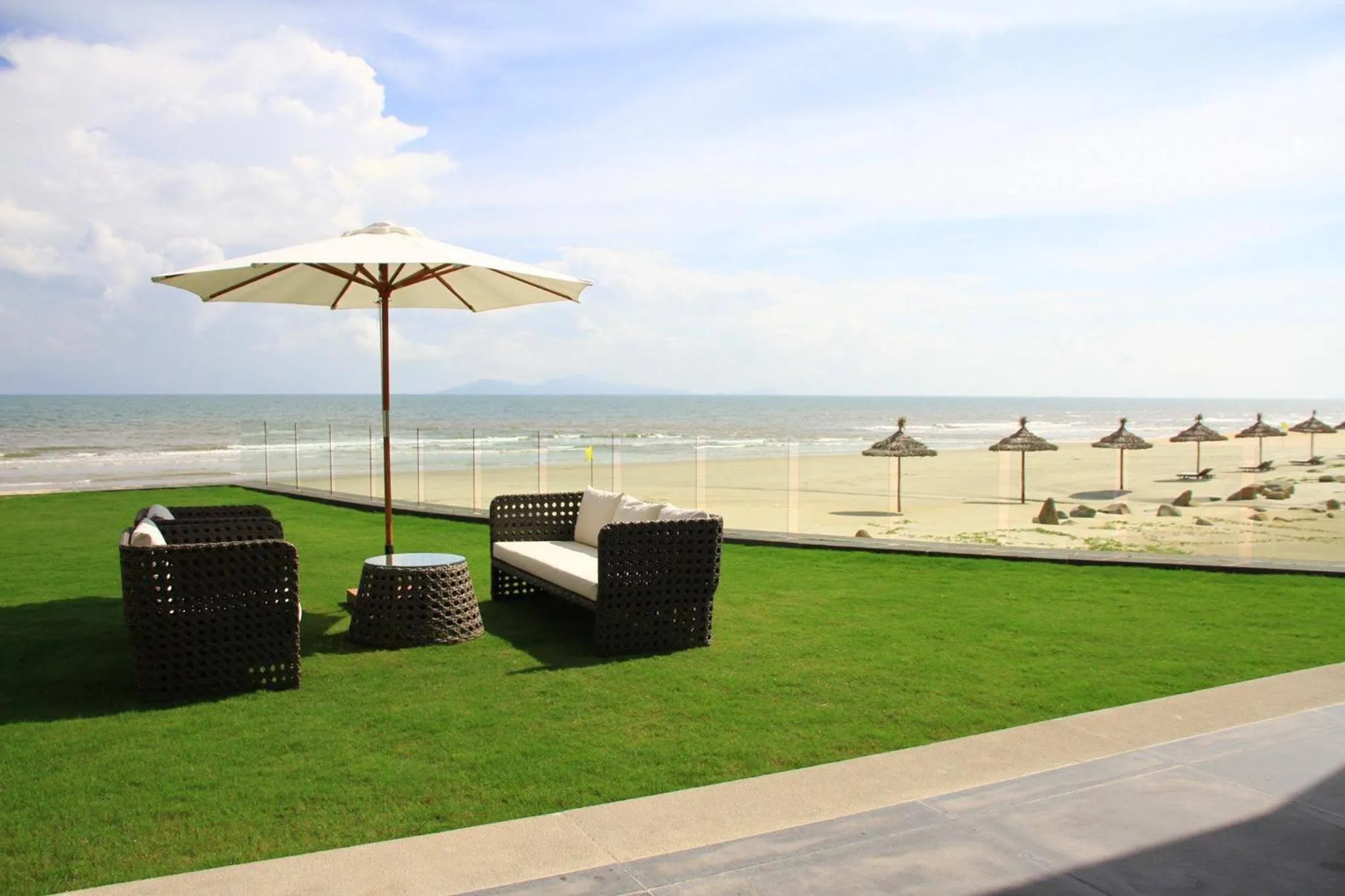 Patio in The Ocean Villas Danang