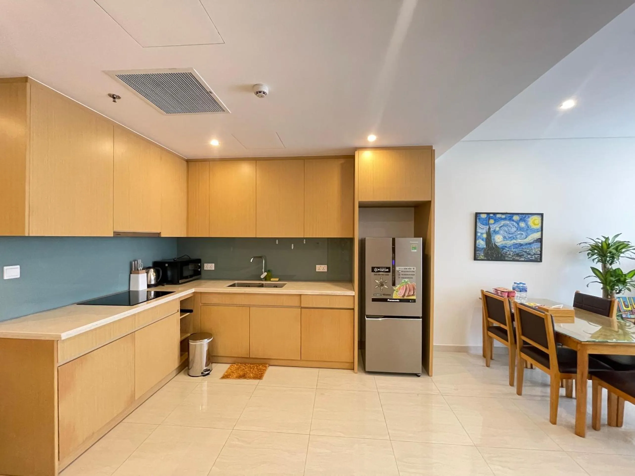 Kitchen or kitchenette in The Ocean Villas Danang