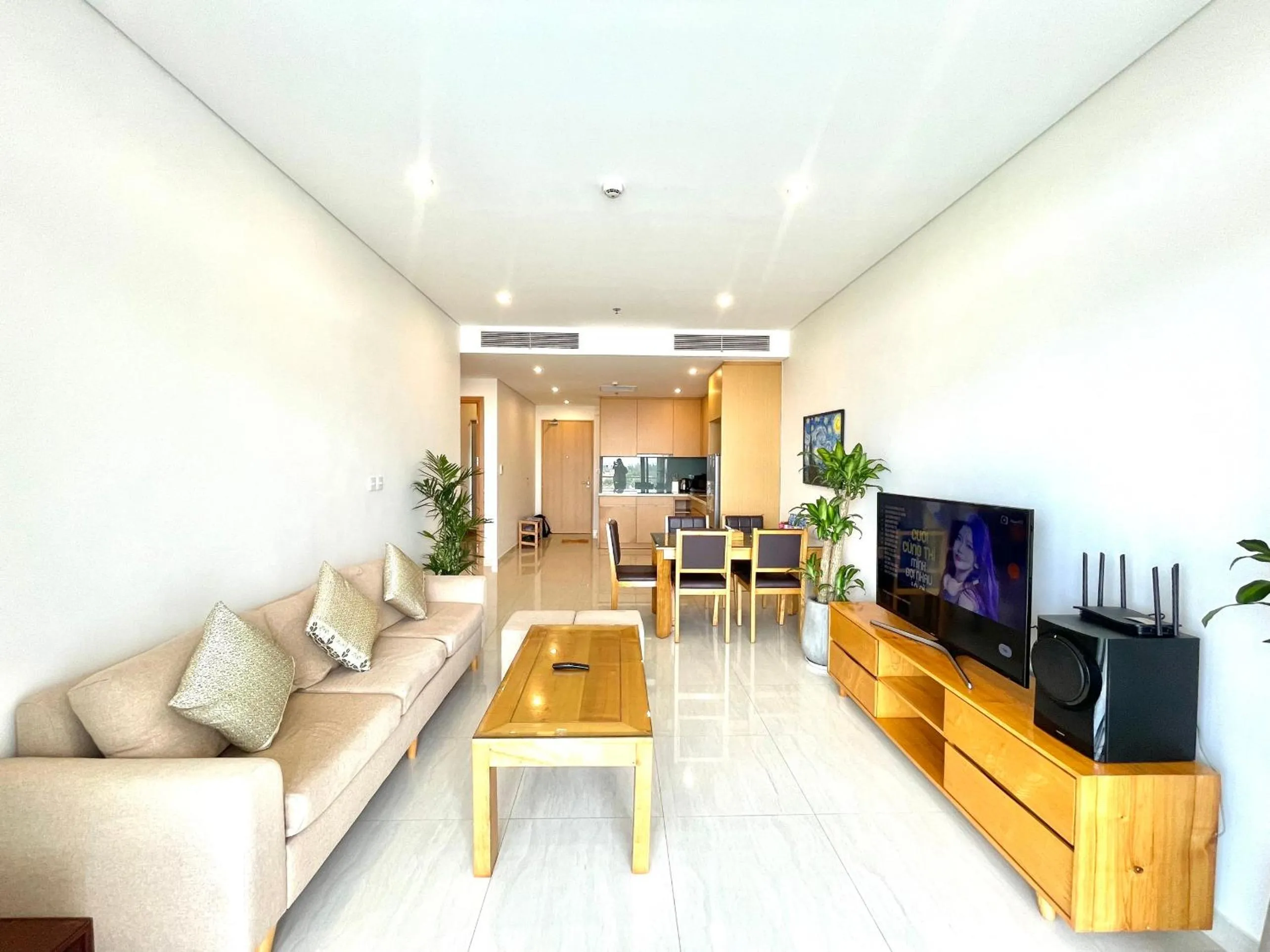 Living room in The Ocean Villas Danang
