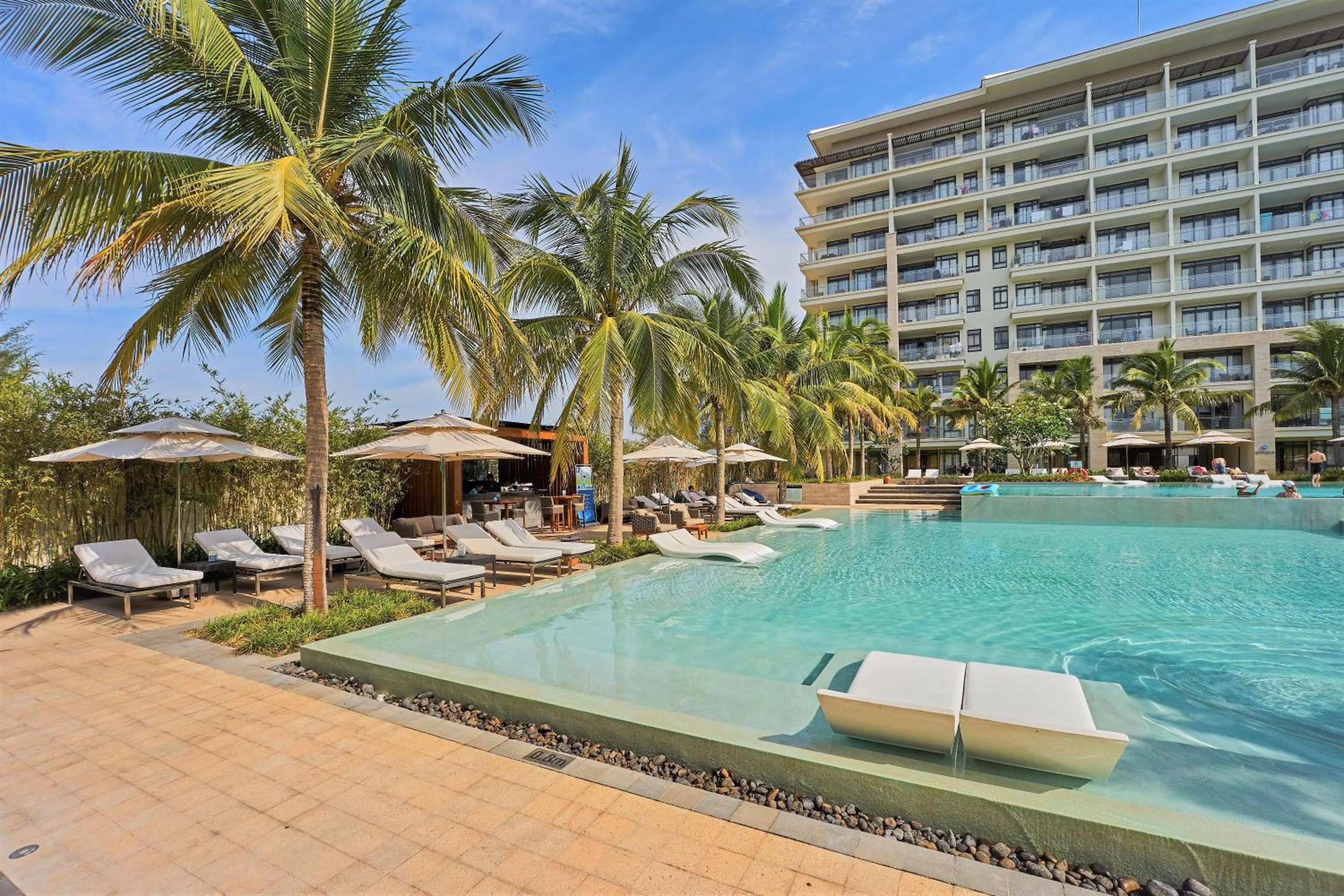 Swimming pool in The Ocean Villas Danang
