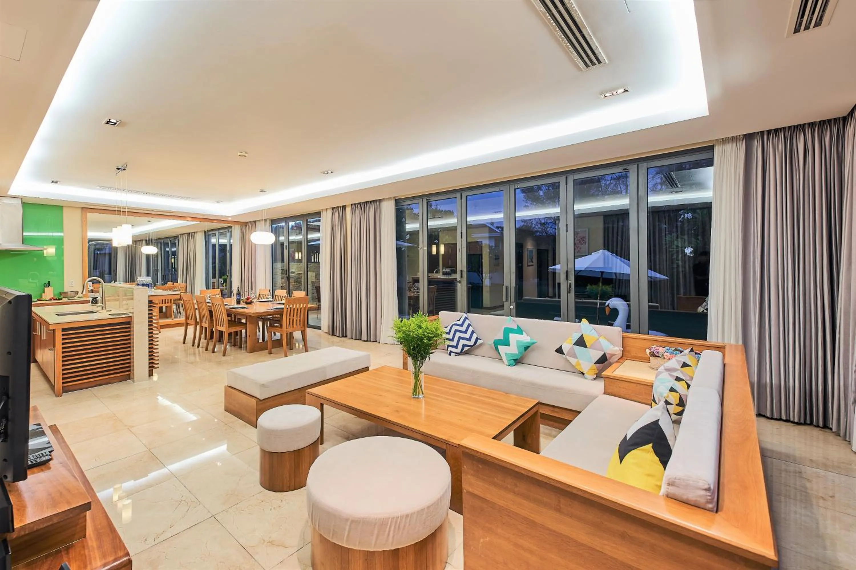 Living room in The Ocean Villas Danang