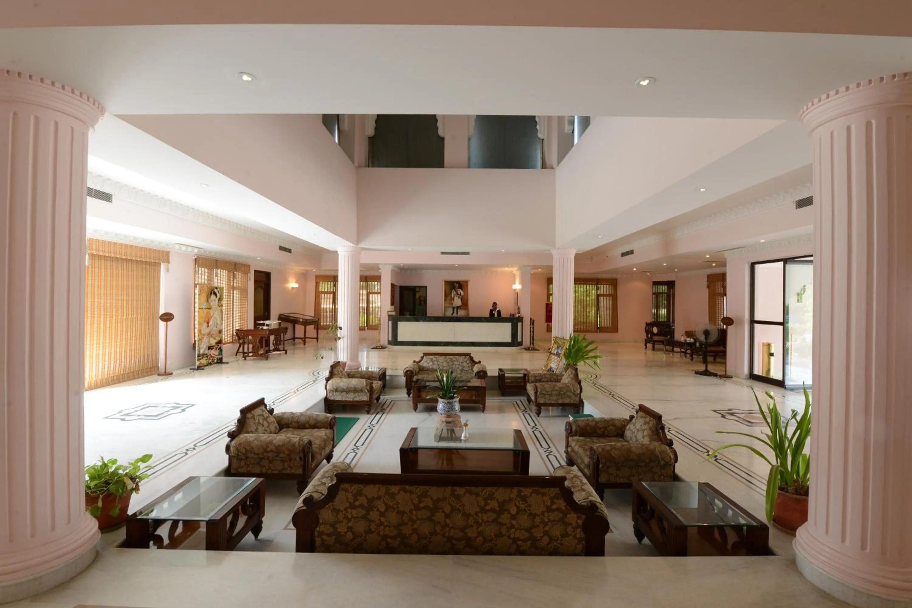 Communal lounge/ TV room in Heritage Resort Bikaner