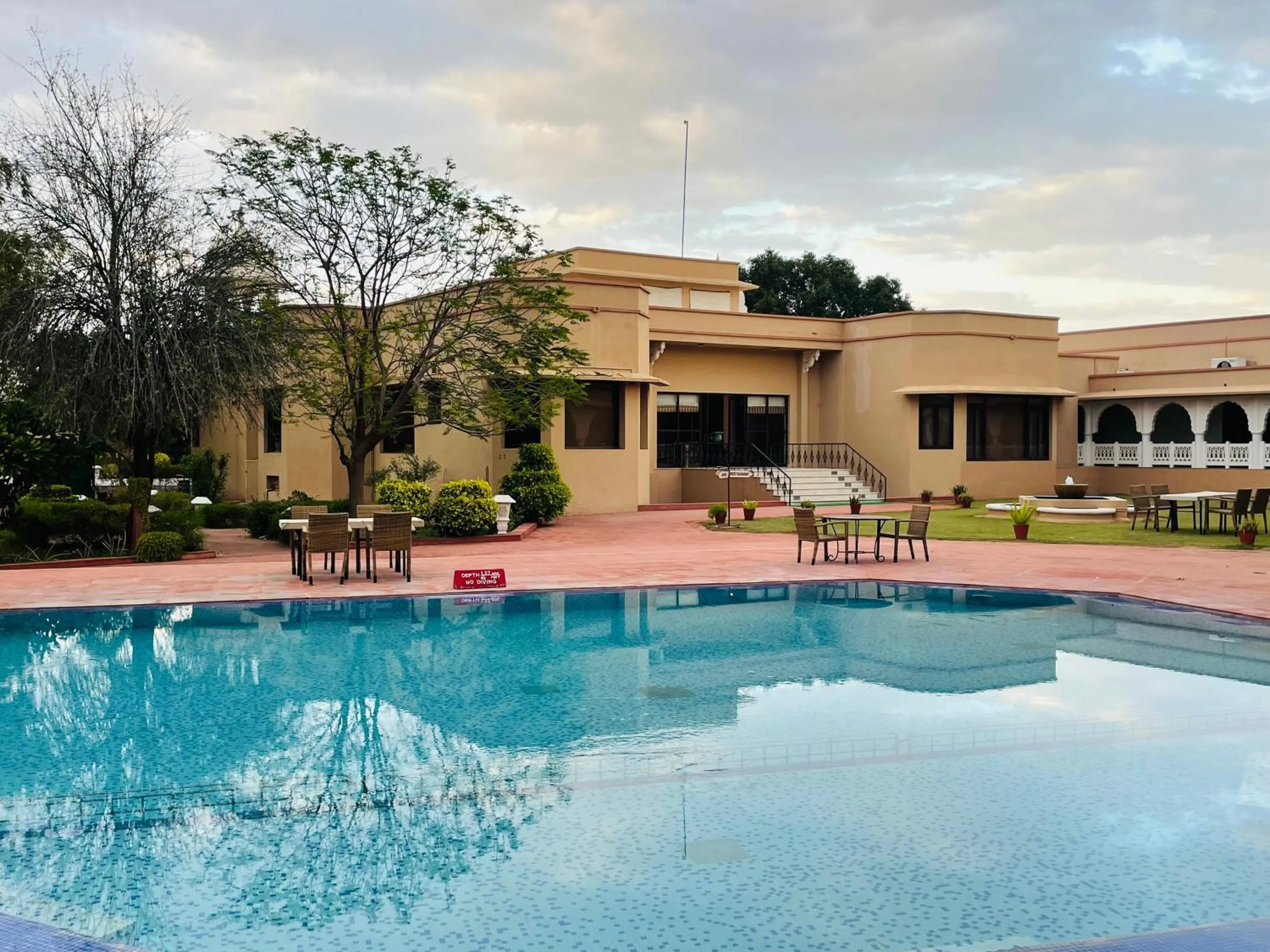 Pool view in Heritage Resort Bikaner