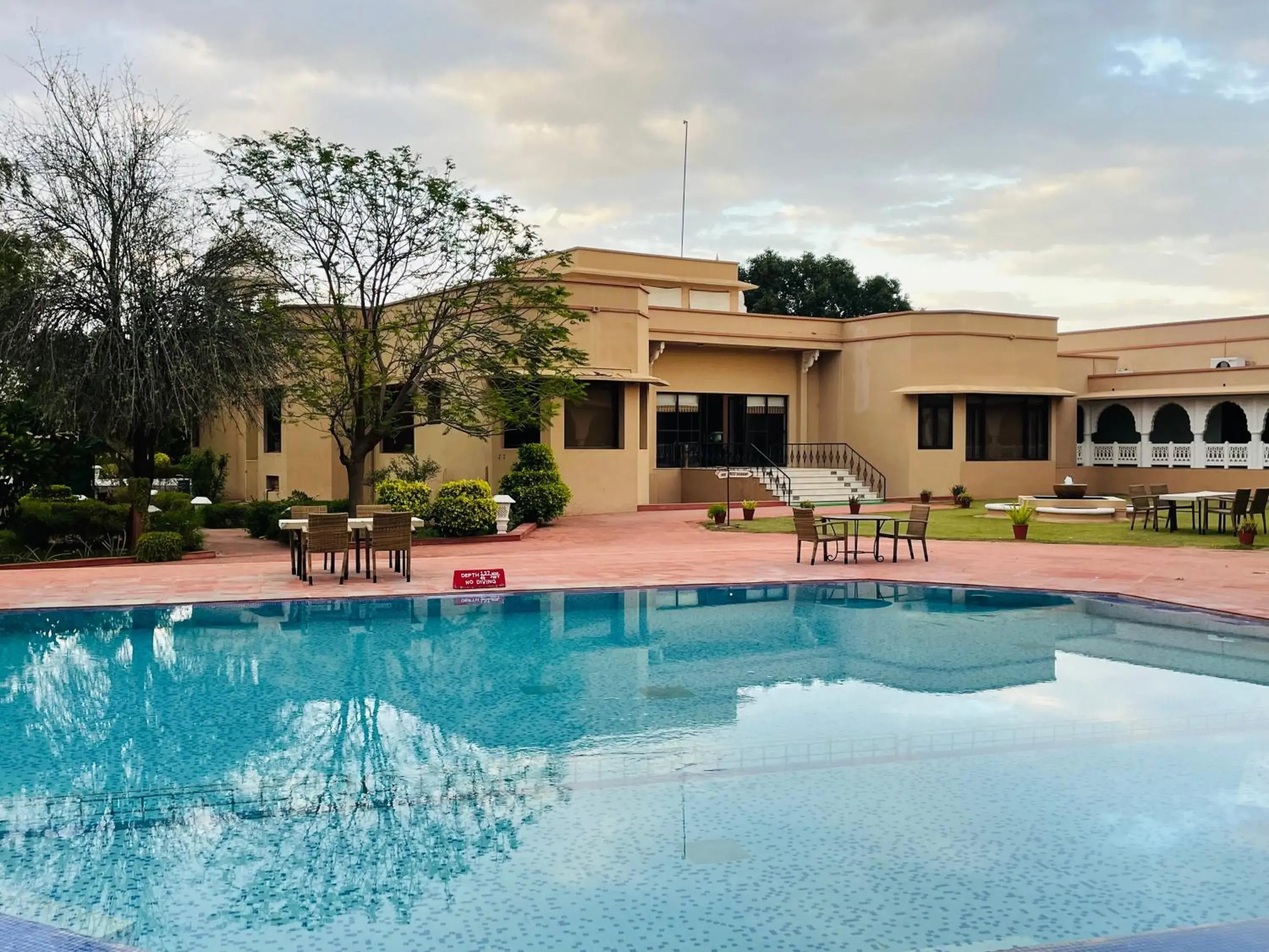 Pool view in Heritage Resort Bikaner Pool view in Heritage Resort Bikaner
