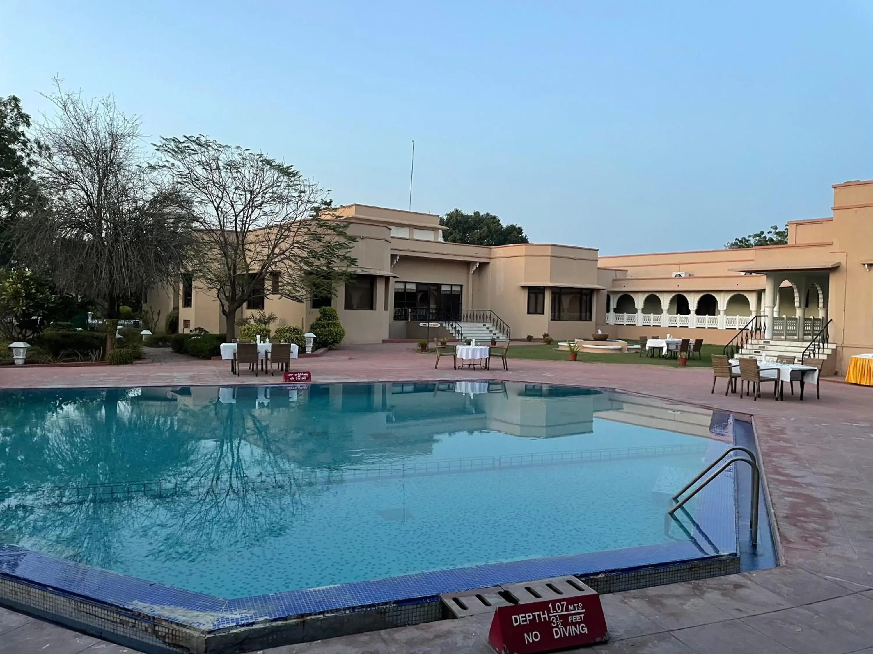 Pool view in Heritage Resort Bikaner Pool view in Heritage Resort Bikaner