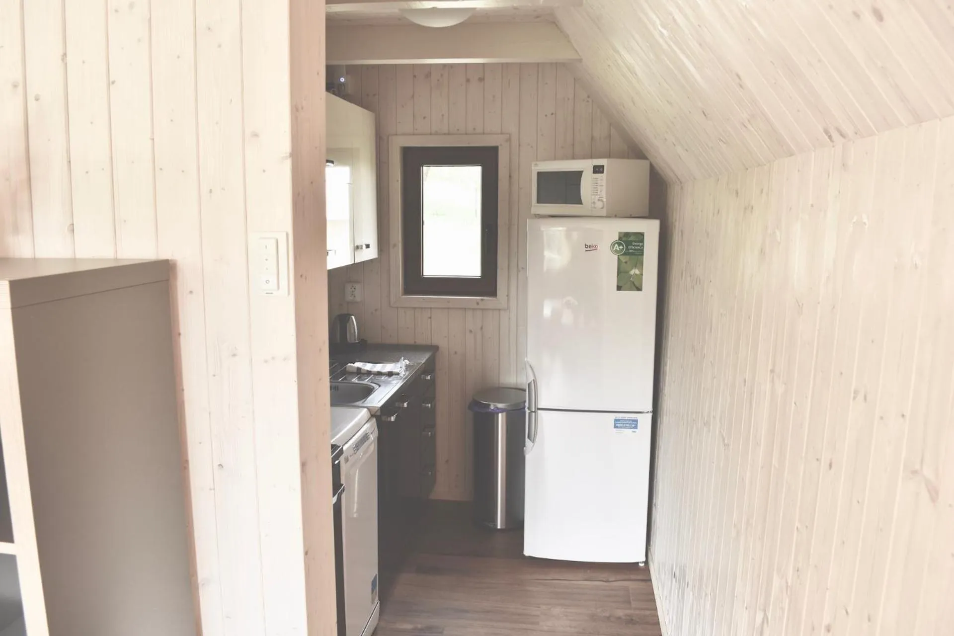 Kitchen or kitchenette in Retro chaty Soběšky