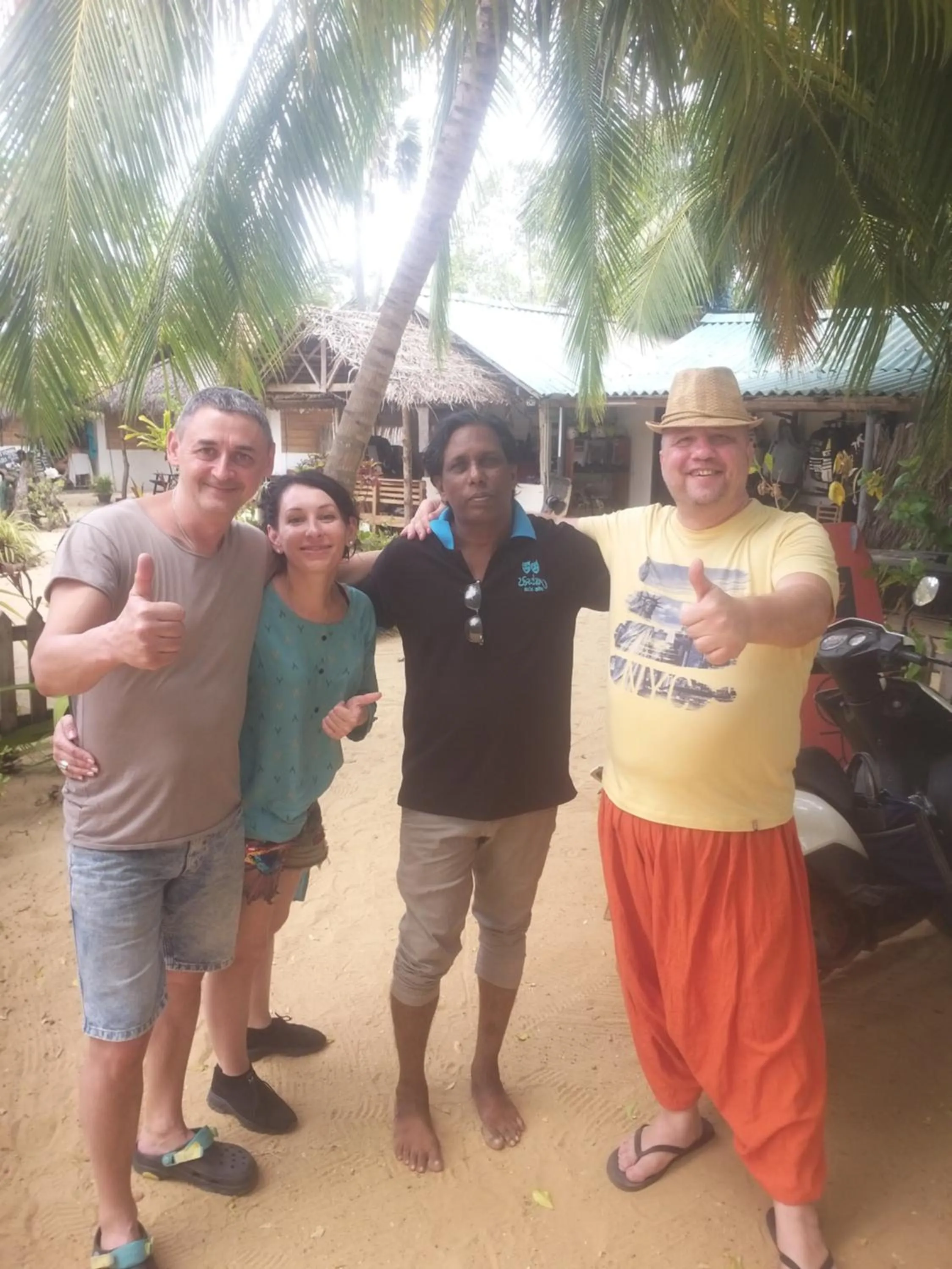 group of guests in Ocean View Beach Resort - Kalpitiya
