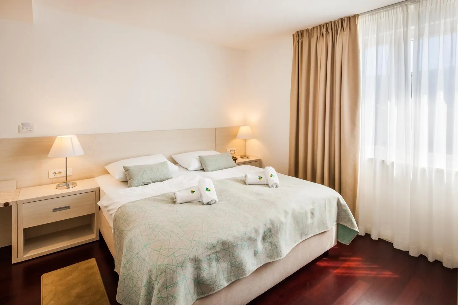 Bed in Hotel Borovnik