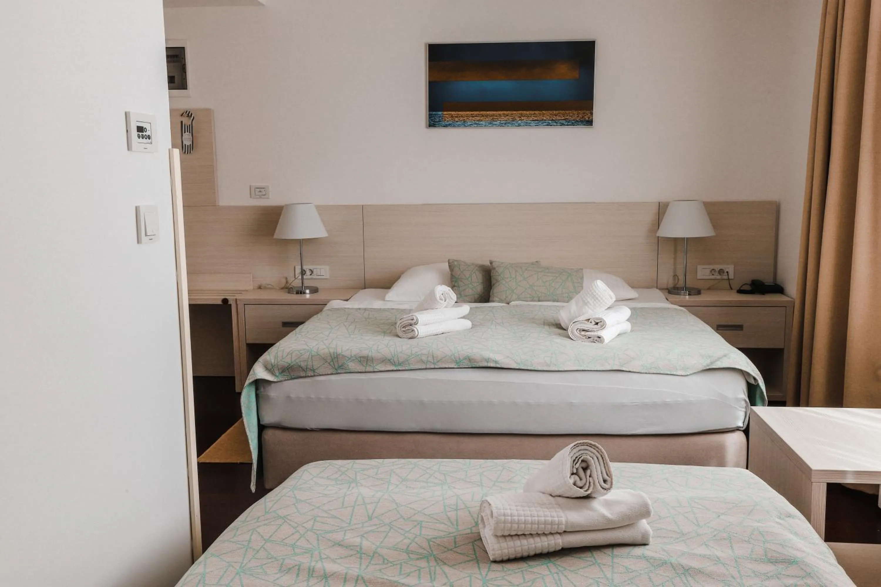 Bed in Hotel Borovnik