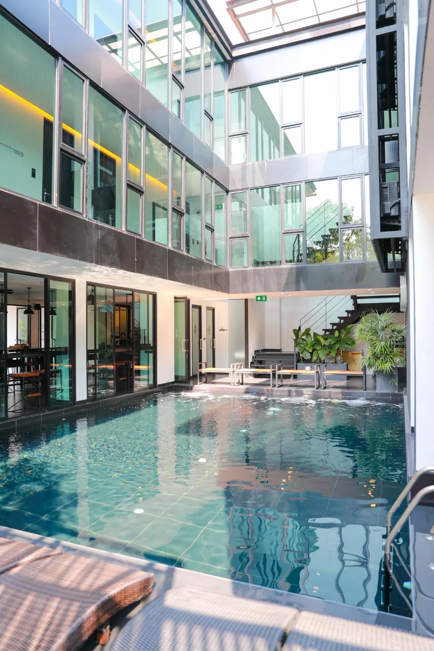 Pool view in BED Chiangmai Gate- Adults Only