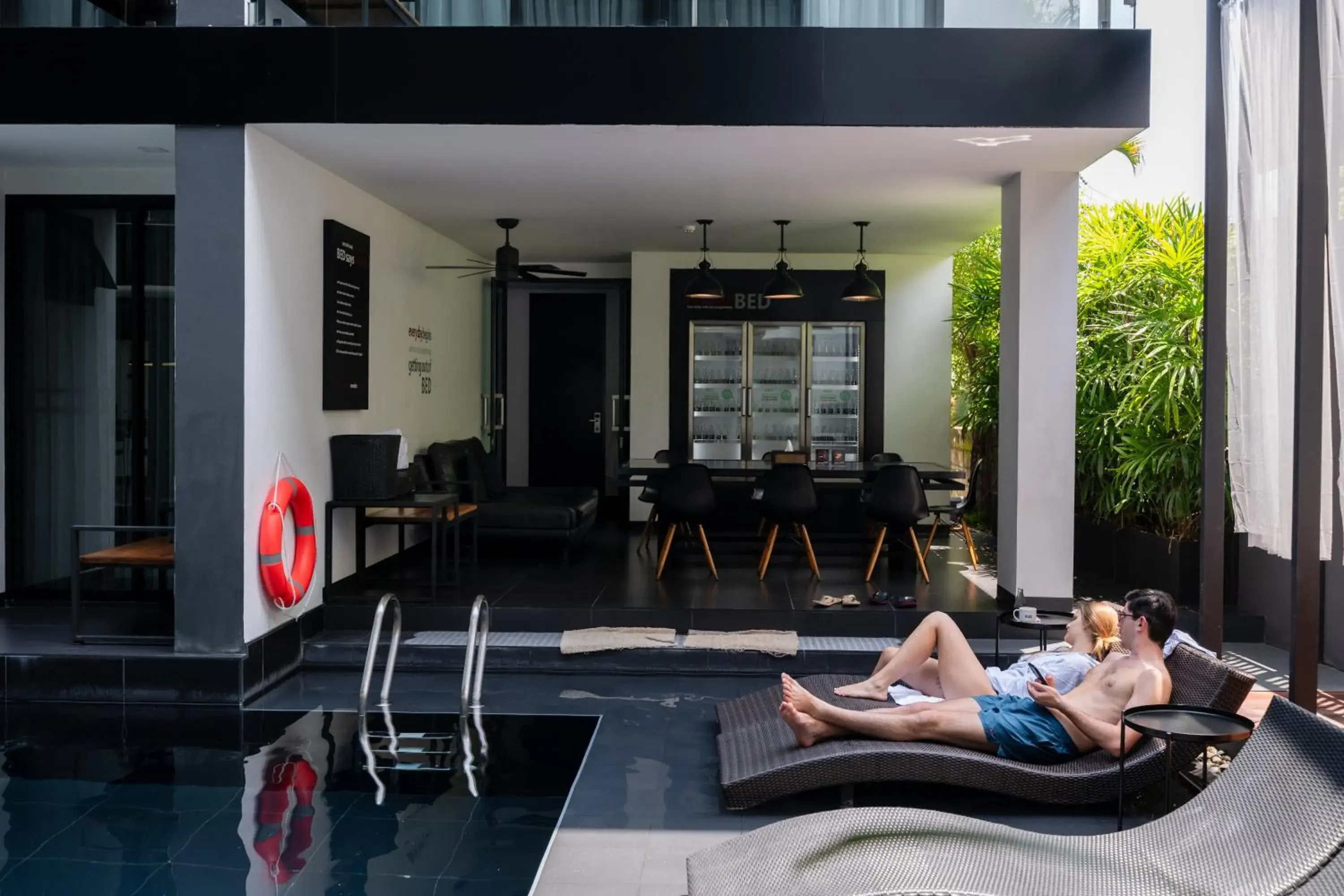 Swimming pool in BED Chiangmai Gate- Adults Only Swimming pool in BED Chiangmai Gate- Adults Only