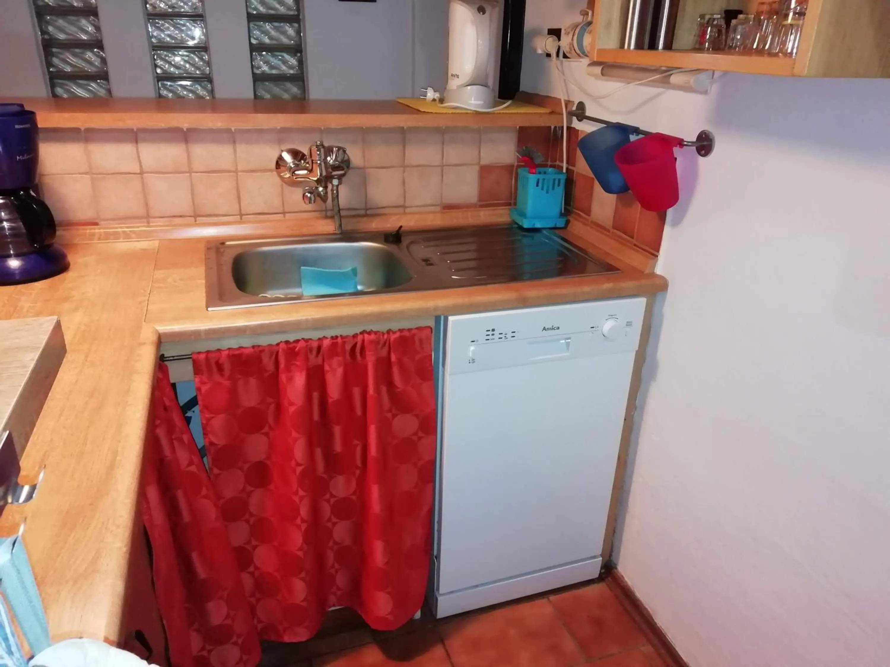 Kitchen or kitchenette in Apartmán Hořice na Šumavě