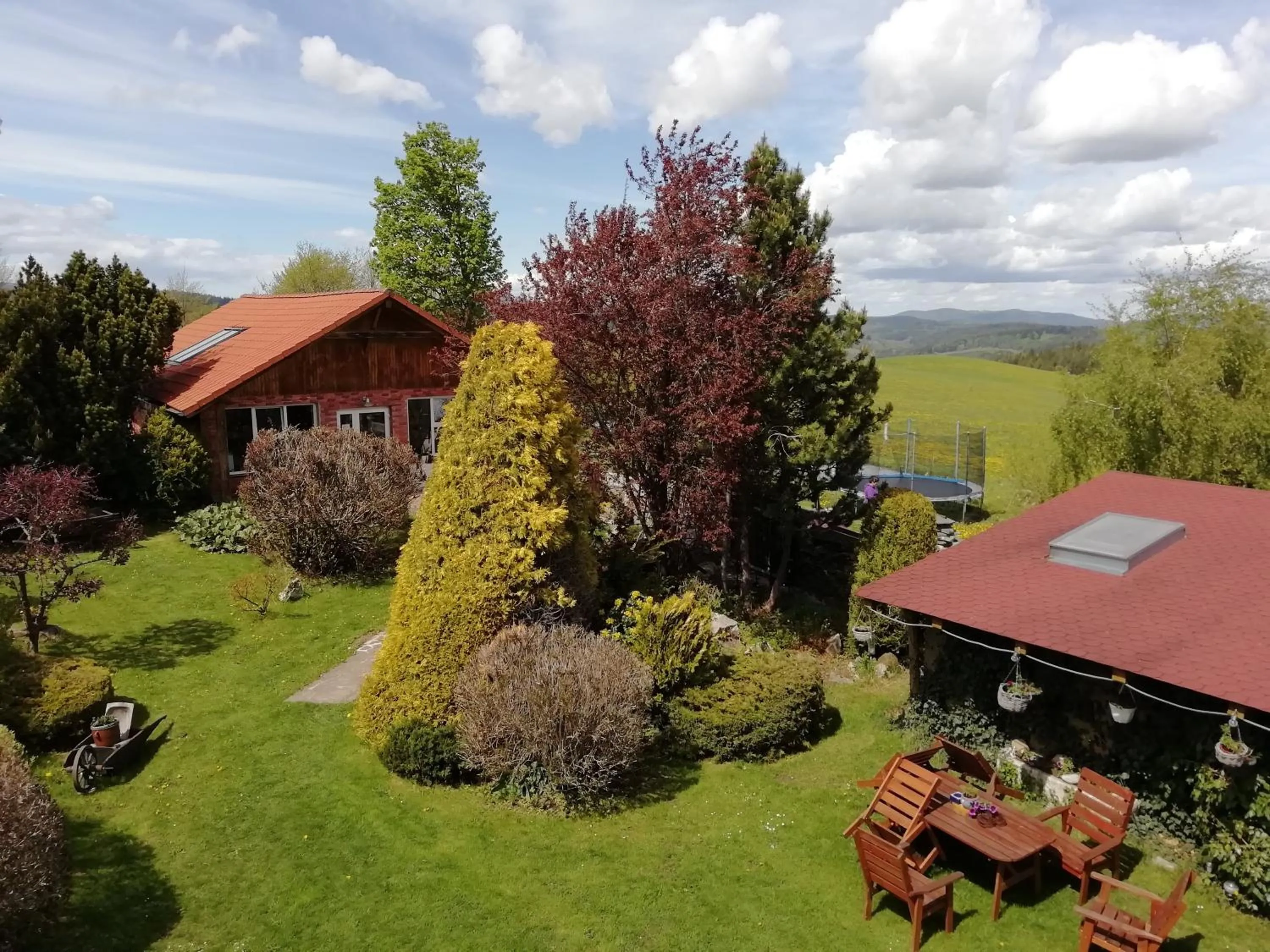 Garden in Apartmán Hořice na Šumavě