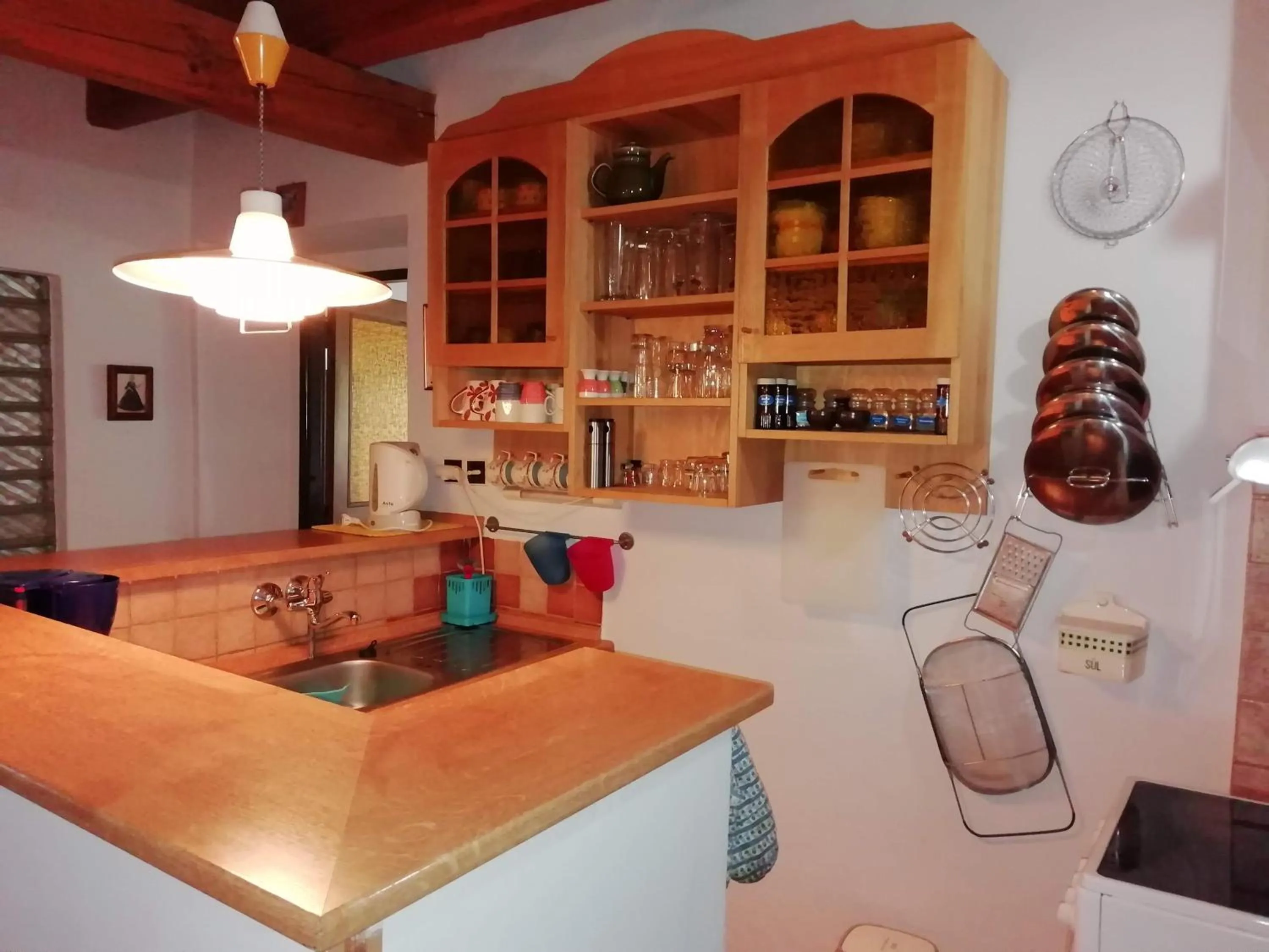 Kitchen or kitchenette in Apartmán Hořice na Šumavě