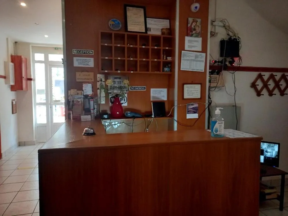 Lobby or reception in Hotel Korydallos