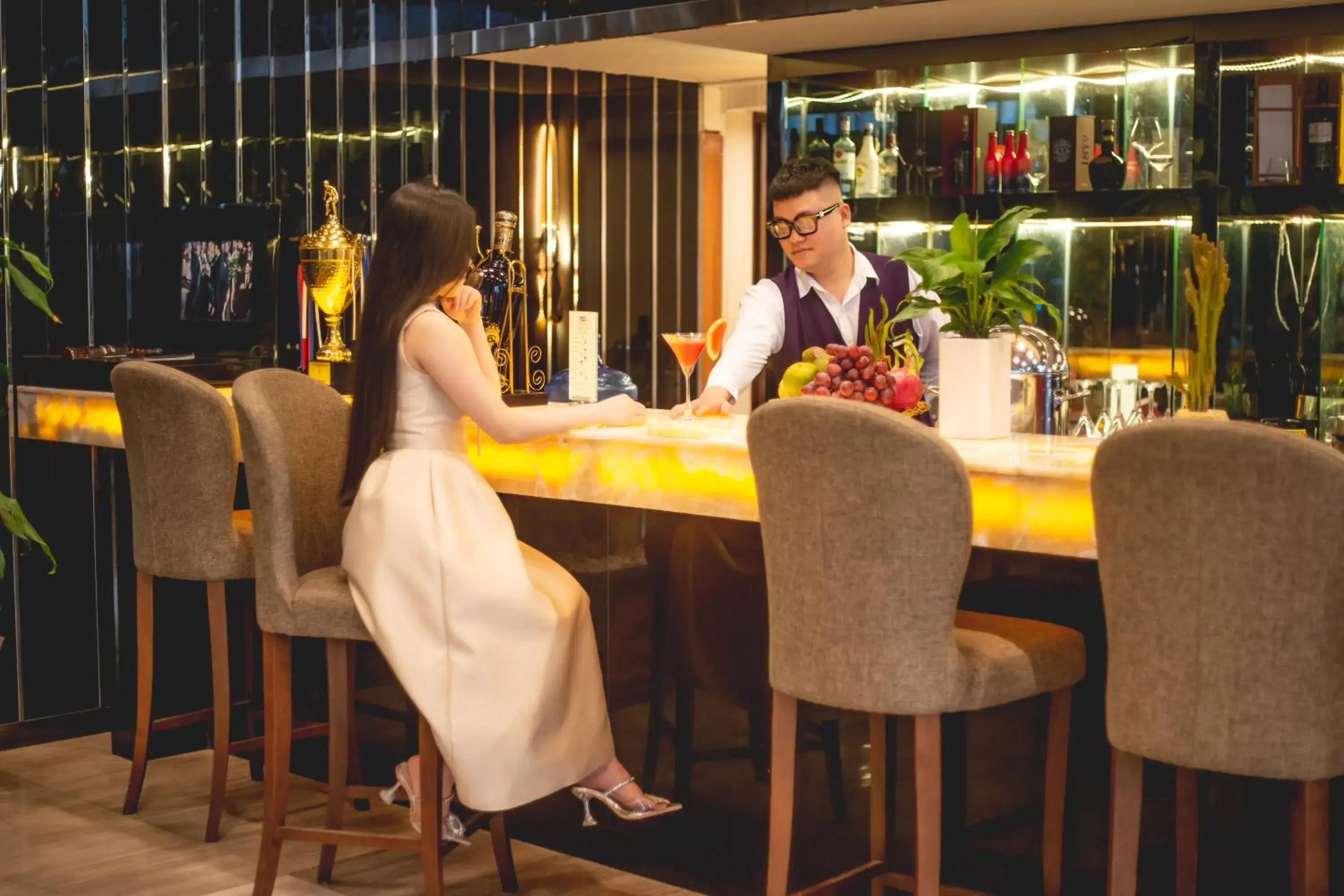 Lounge or bar in Bien Bac Hotel Lounge or bar in Bien Bac Hotel