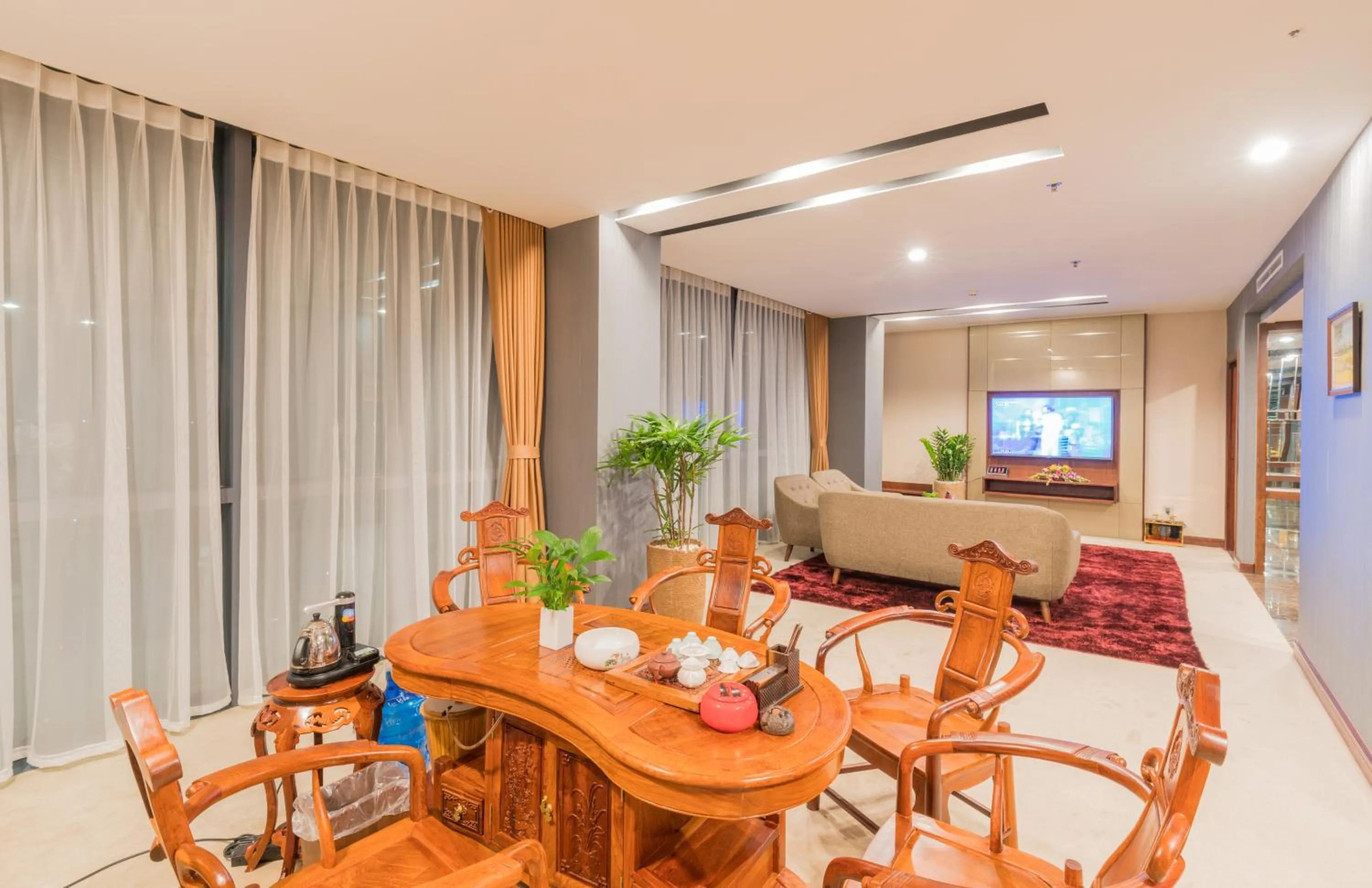 Living room in Bien Bac Hotel