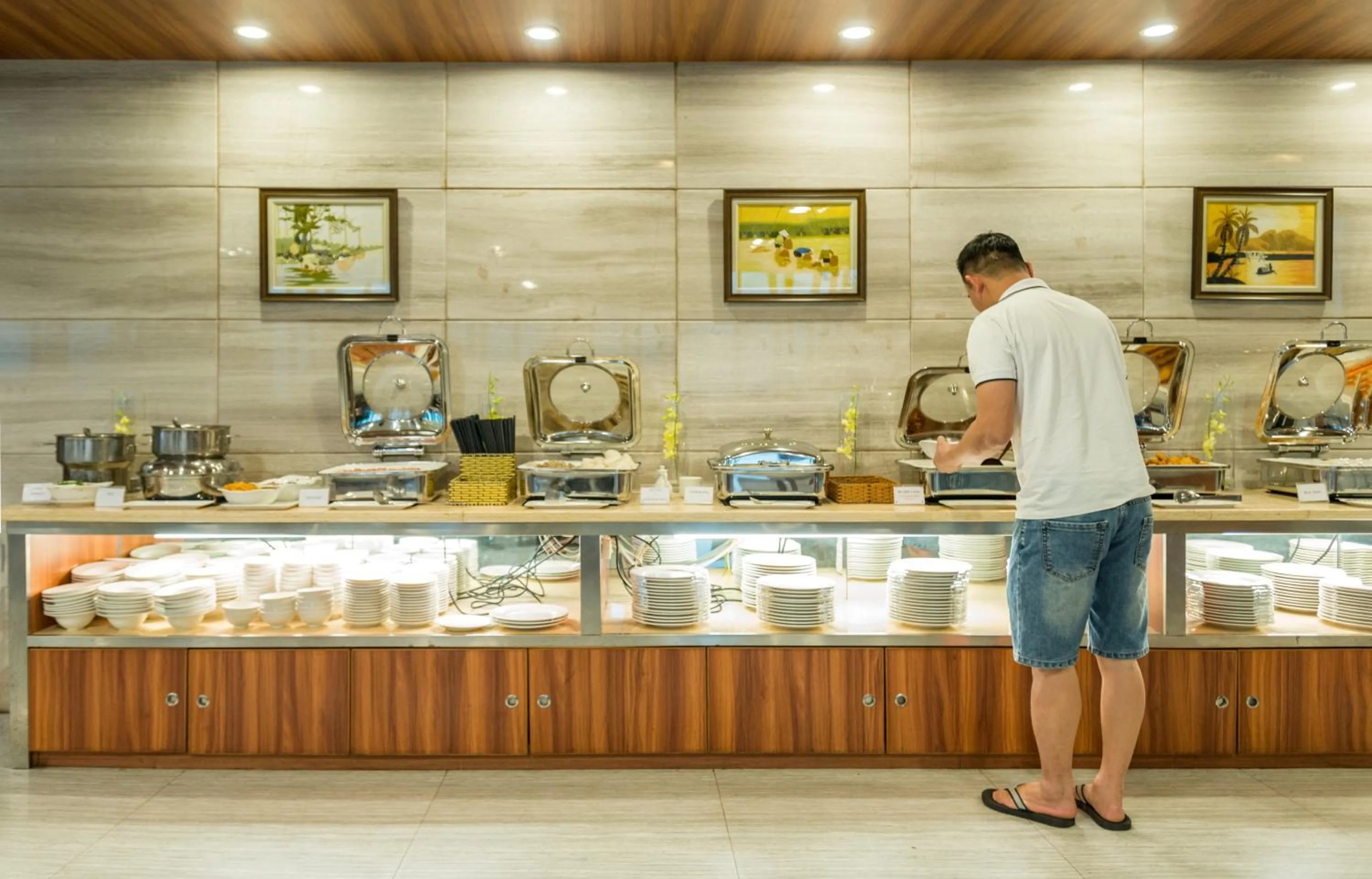 Breakfast in Bien Bac Hotel