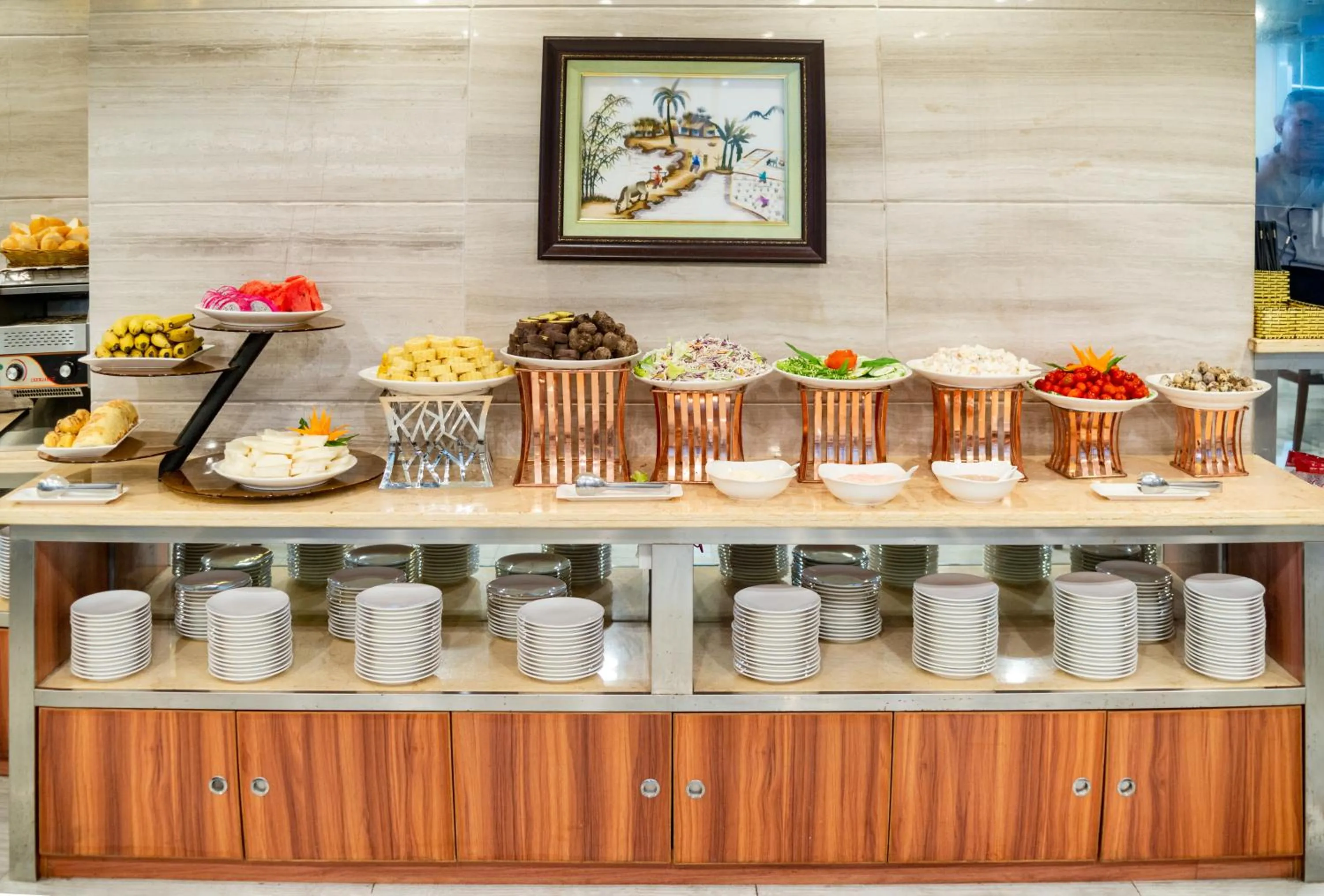 Breakfast in Bien Bac Hotel