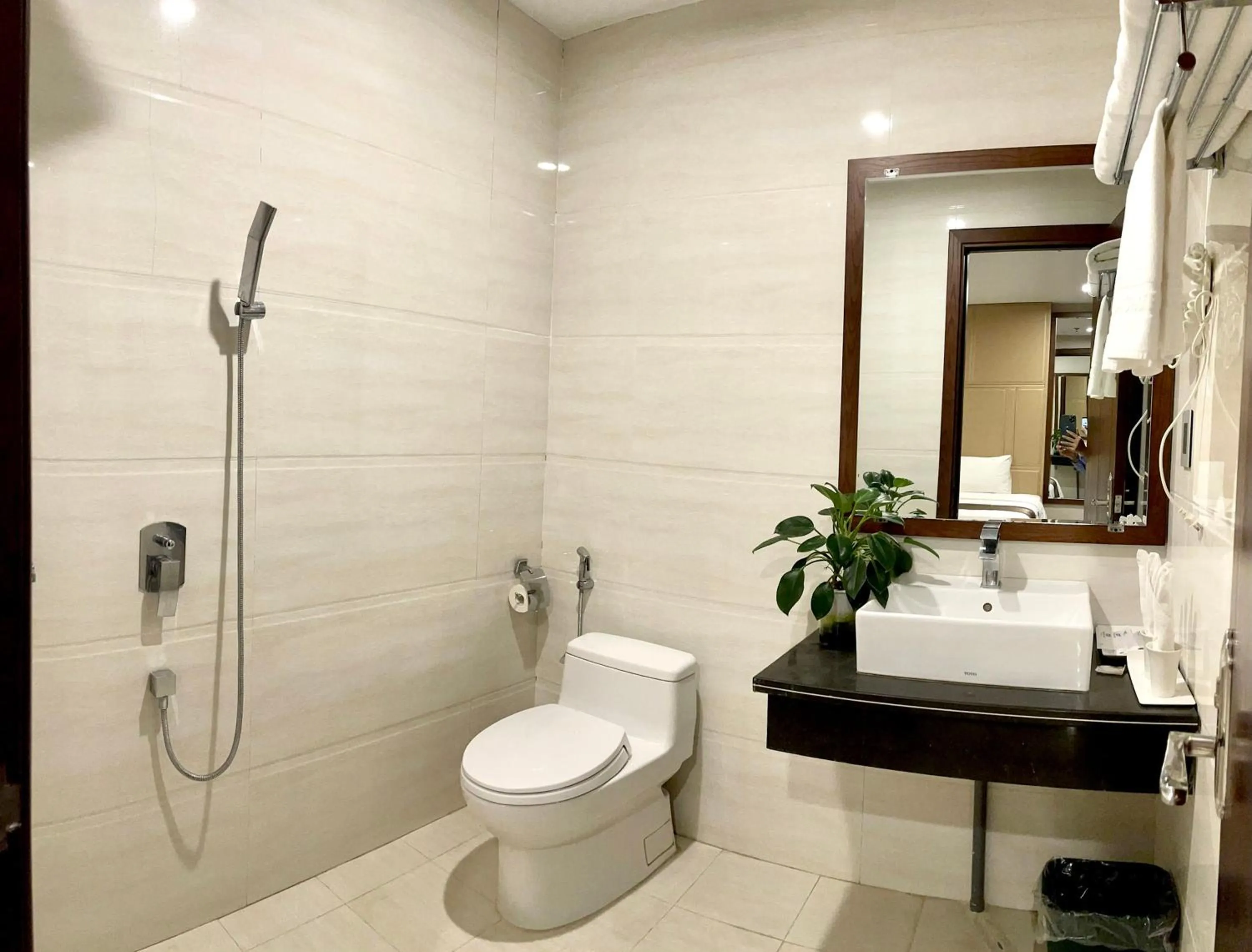 Toilet in Bien Bac Hotel