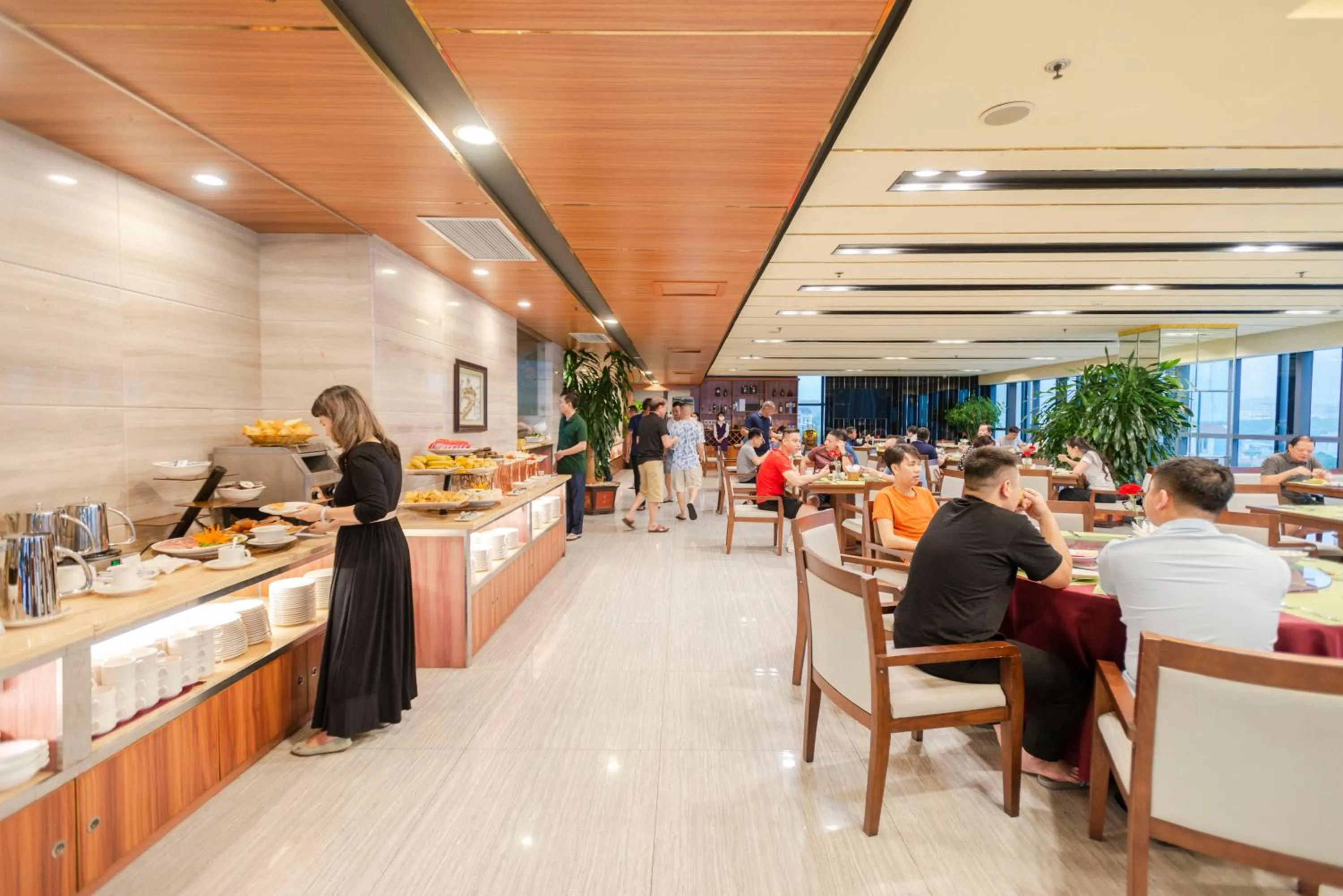 Breakfast in Bien Bac Hotel